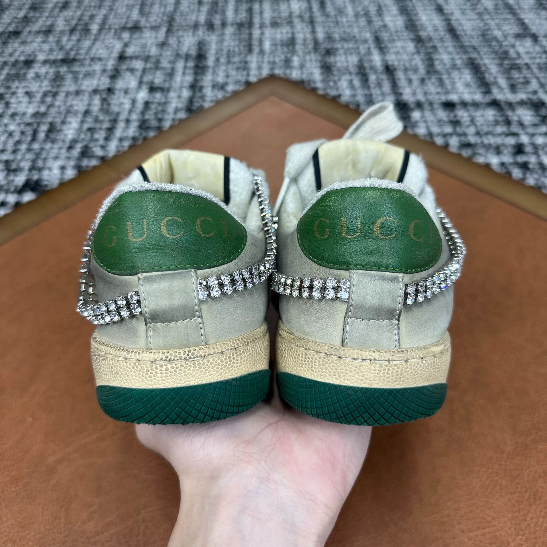Gucci Gucci Yellow Lowtop Sneakers it_36 Women Size US 6 / IT 36 - 4 Thumbnail