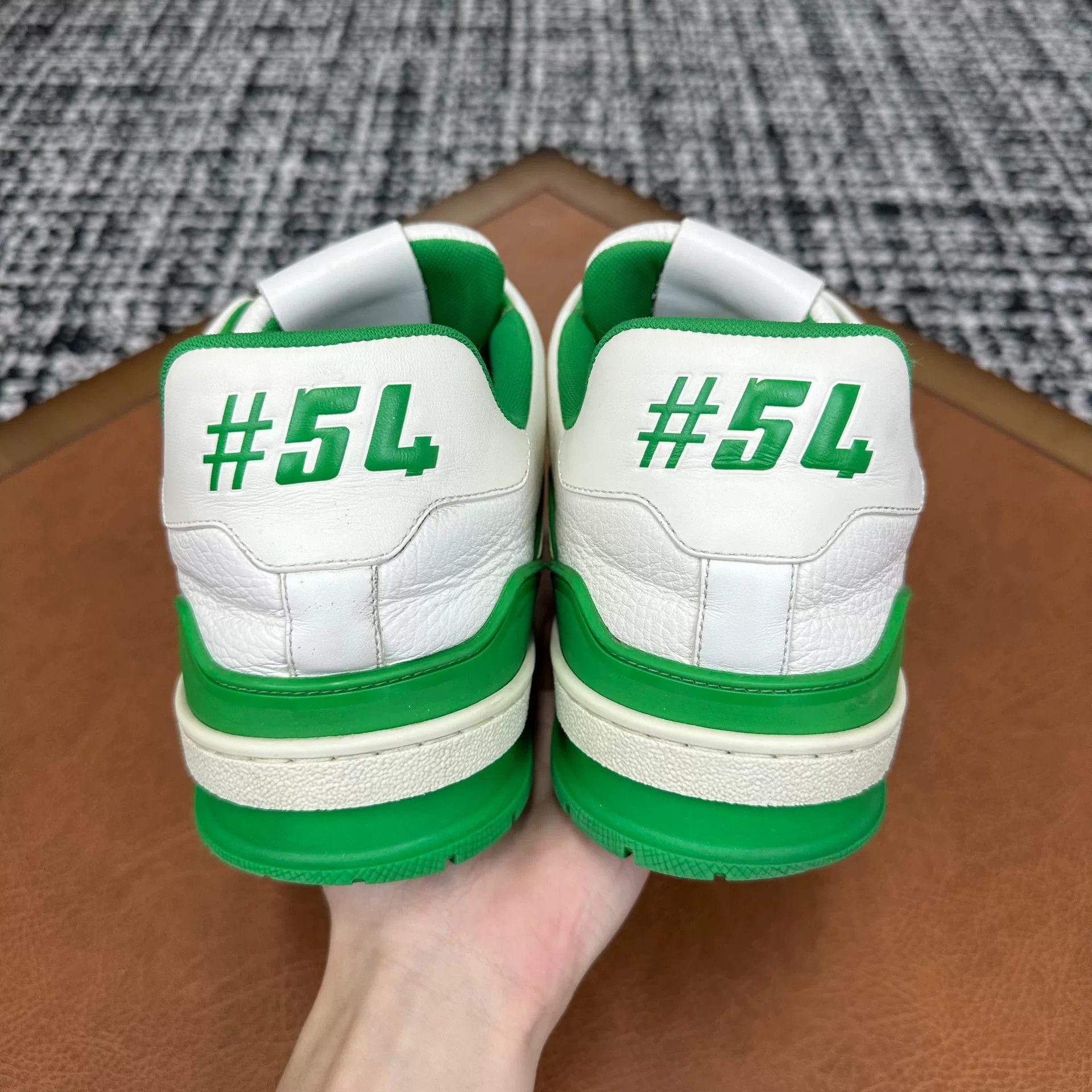 Louis Vuitton Louis Vuitton Training Green Lowtop Sneakers 10 Men Size US 10 / EU 43 - 3 Thumbnail
