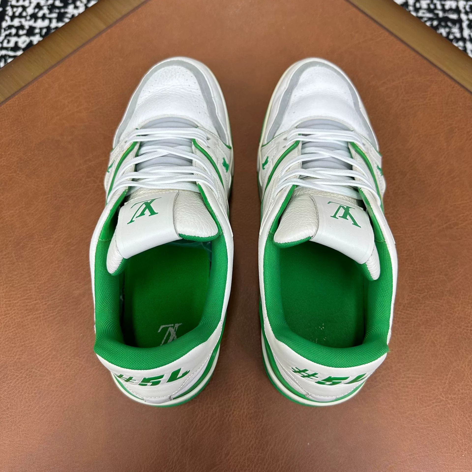 Louis Vuitton Louis Vuitton Training Green Lowtop Sneakers 10 Men Size US 10 / EU 43 - 6 Thumbnail