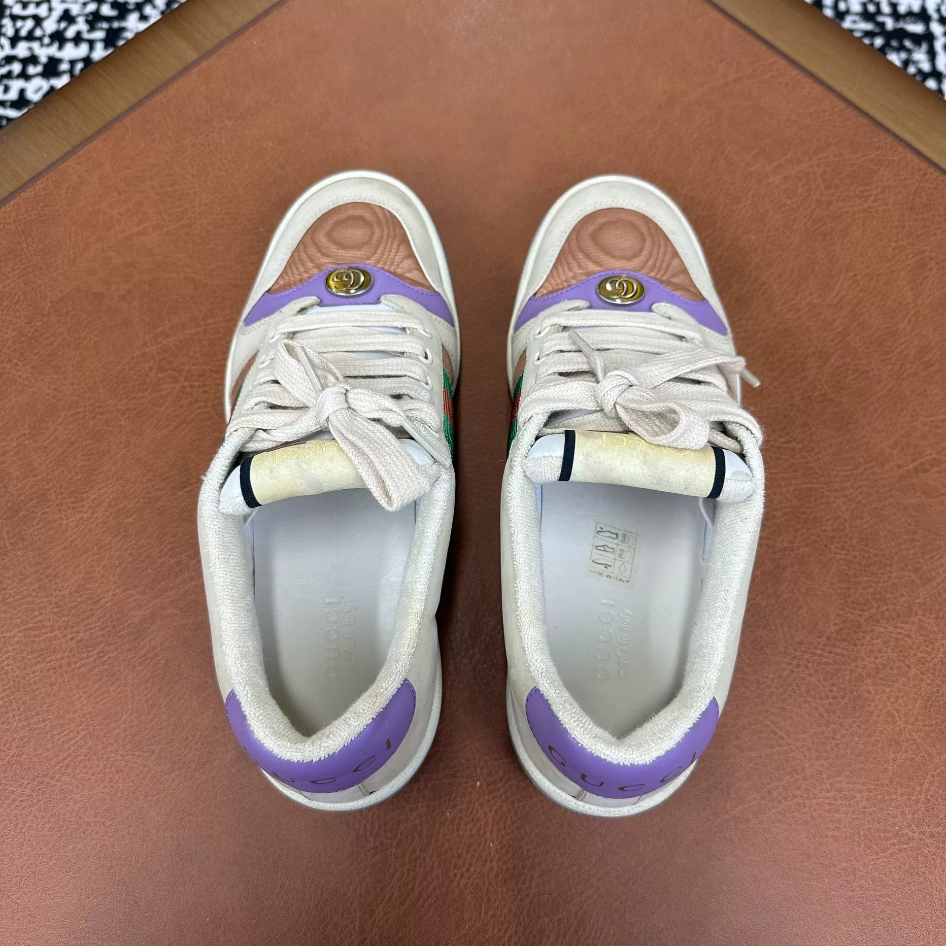 Gucci Gucci White Lowtop Sneakers it_37 Women Size US 7 / IT 37 - 3 Thumbnail