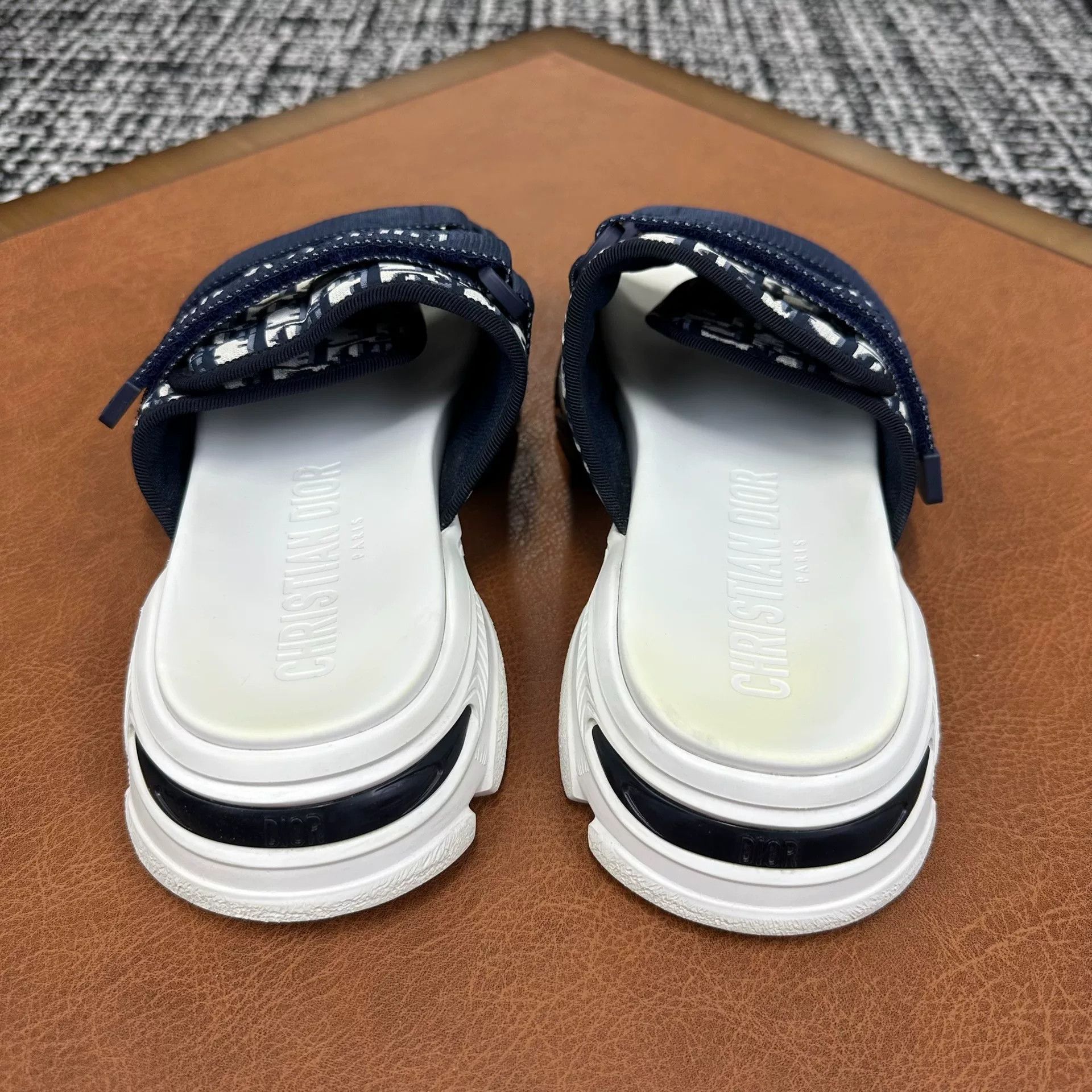 Dior Dior Printed Blue Sandals 7 Men Size US 7 / EU 40 - 4 Thumbnail