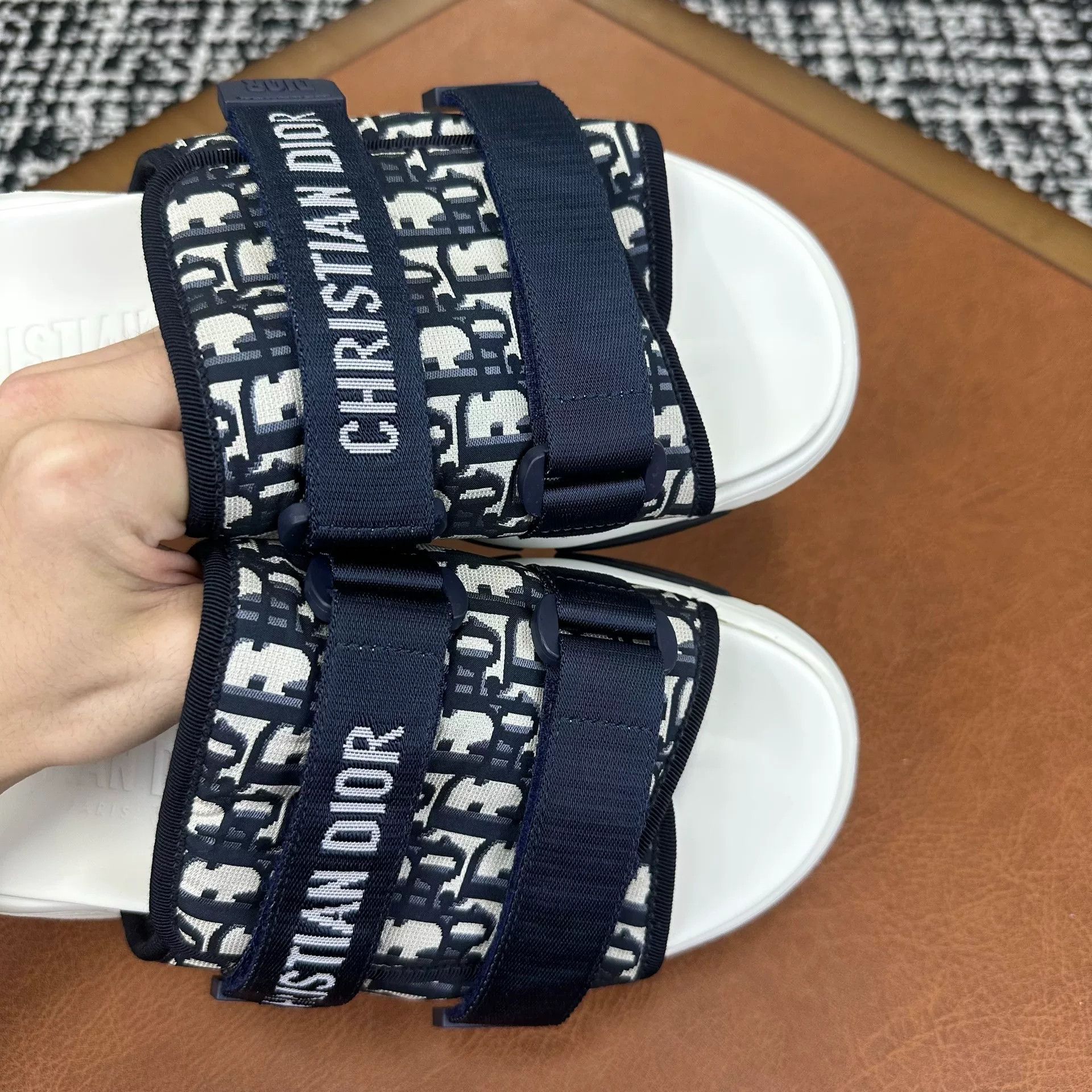 Dior Dior Printed Blue Sandals 7 Men Size US 7 / EU 40 - 5 Thumbnail