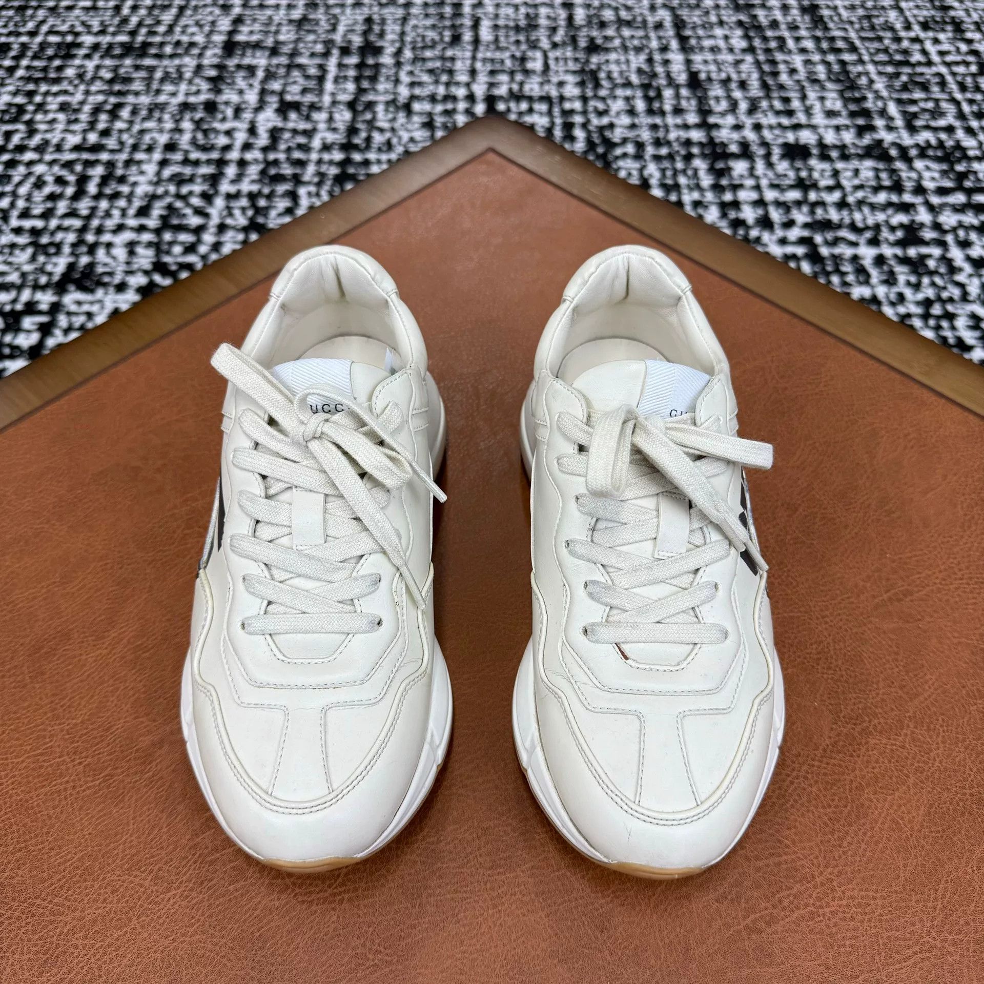 Gucci Gucci Printed Pink Lowtop Sneakers it_38 Women Size US 8 / IT 38 - 2 Thumbnail