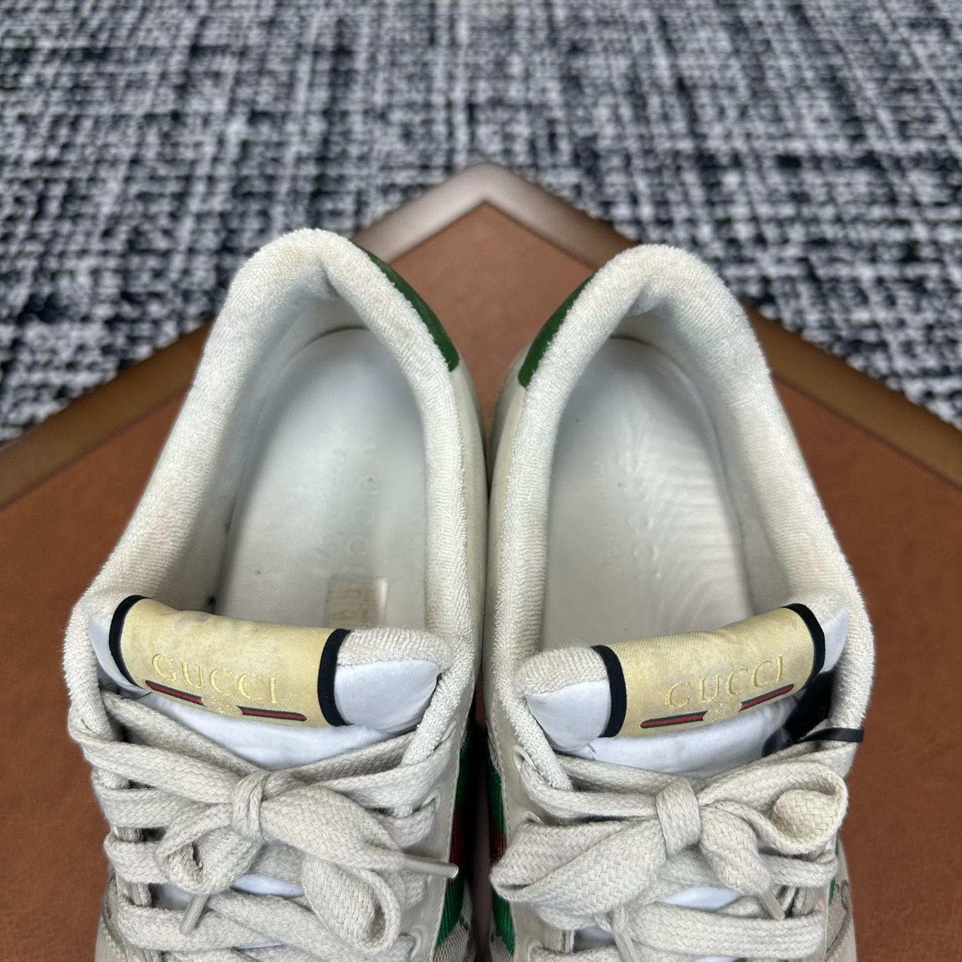 Gucci Gucci Green Lowtop Sneakers 9 Men Size US 9 / EU 42 - 6 Thumbnail