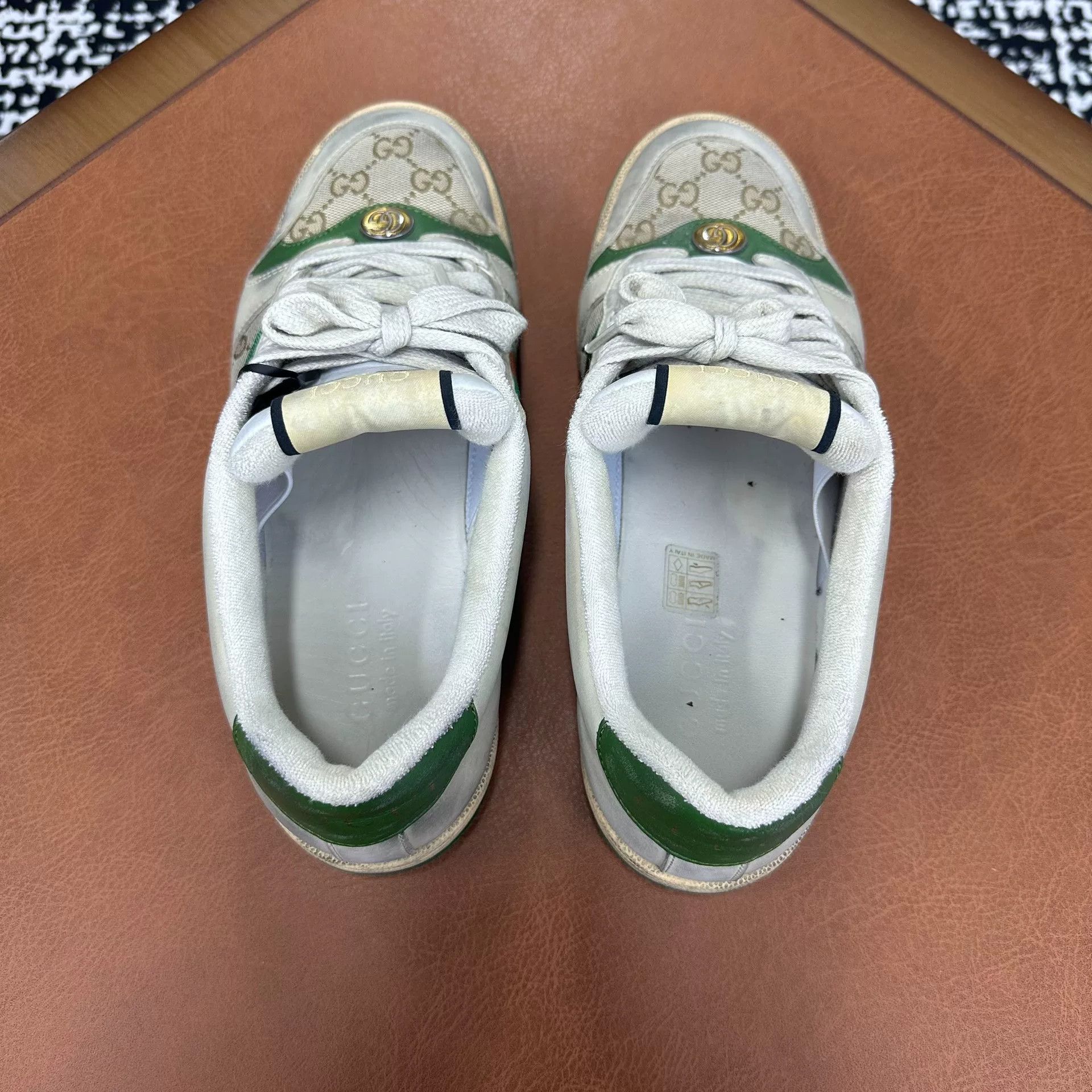 Gucci Gucci Green Lowtop Sneakers 9 Men Size US 9 / EU 42 - 3 Thumbnail