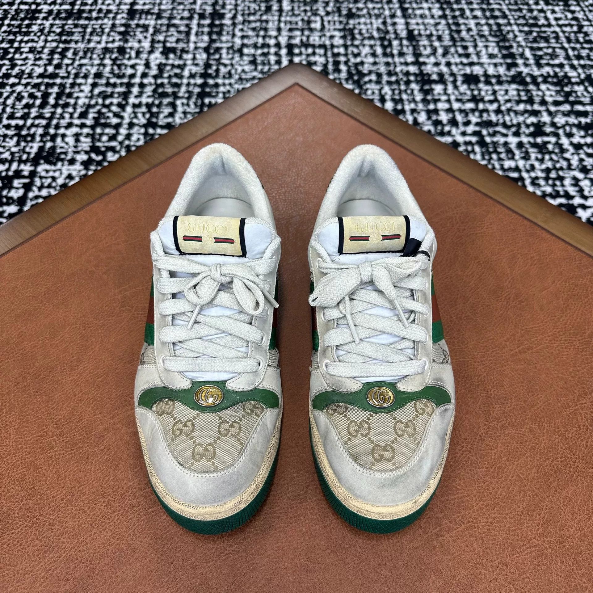 Gucci Gucci Green Lowtop Sneakers 9 Men Size US 9 / EU 42 - 2 Thumbnail