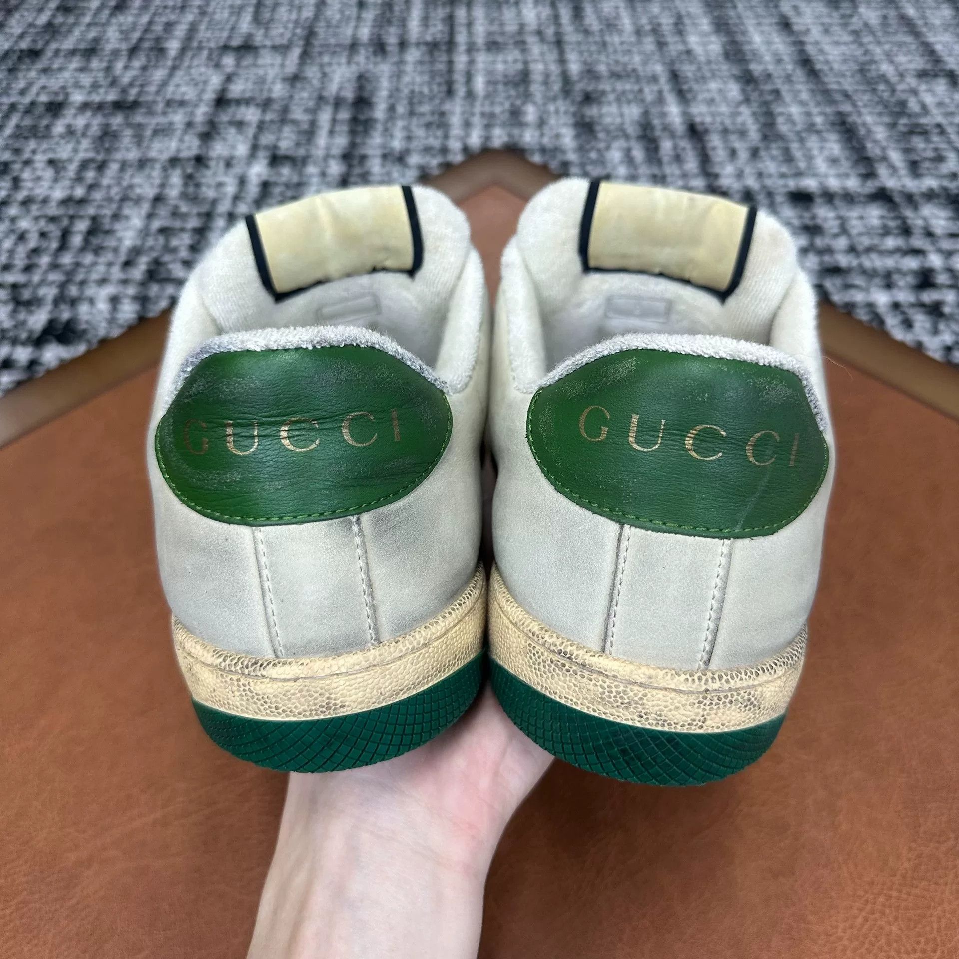 Gucci Gucci Green Lowtop Sneakers 9 Men Size US 9 / EU 42 - 7 Thumbnail