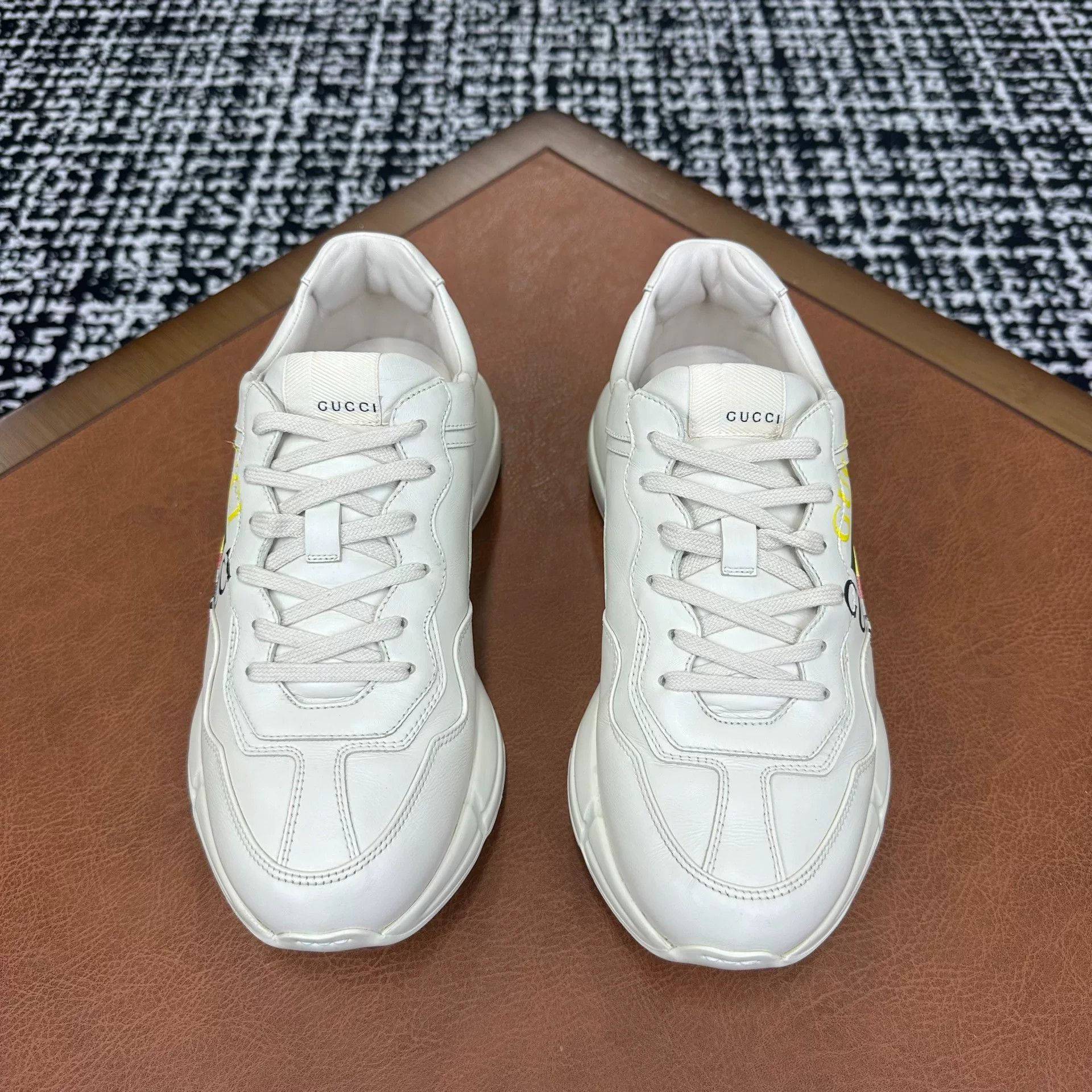 Gucci Gucci Printed Lowtop Sneakers 8 Men Size US 8 / EU 41 - 4 Thumbnail