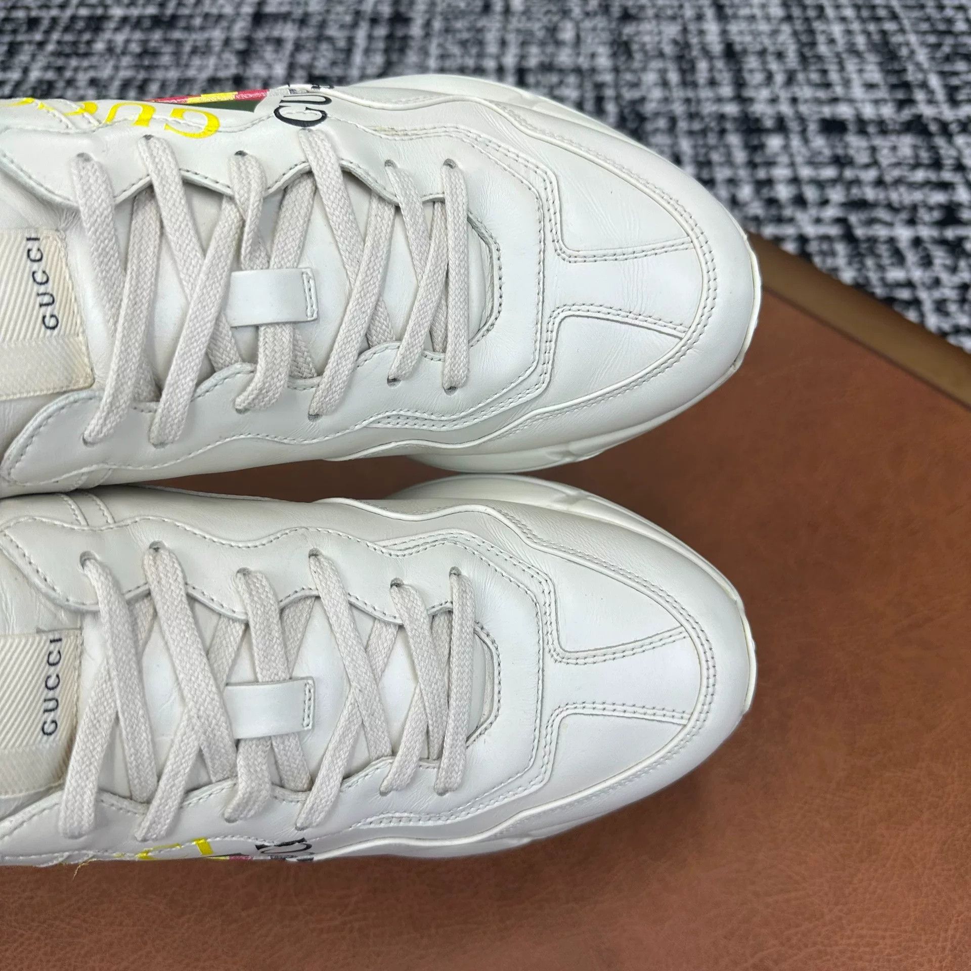 Gucci Gucci Printed Lowtop Sneakers 8 Men Size US 8 / EU 41 - 7 Thumbnail