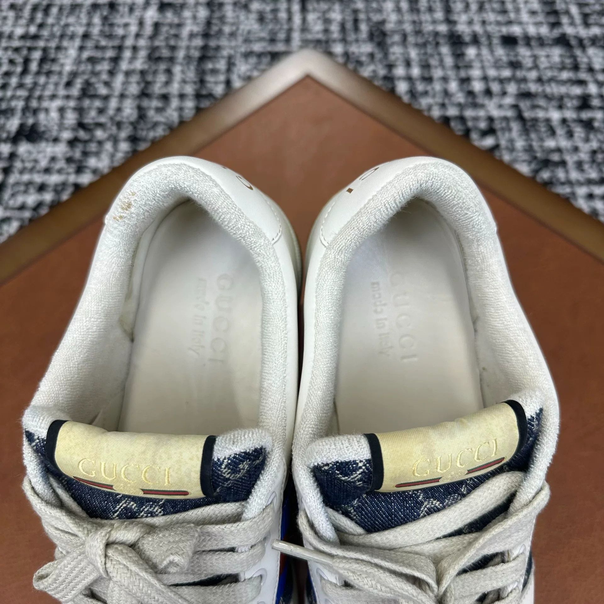 Gucci Gucci Blue Lowtop Sneakers 7 Men Size US 7 / EU 40 - 6 Thumbnail