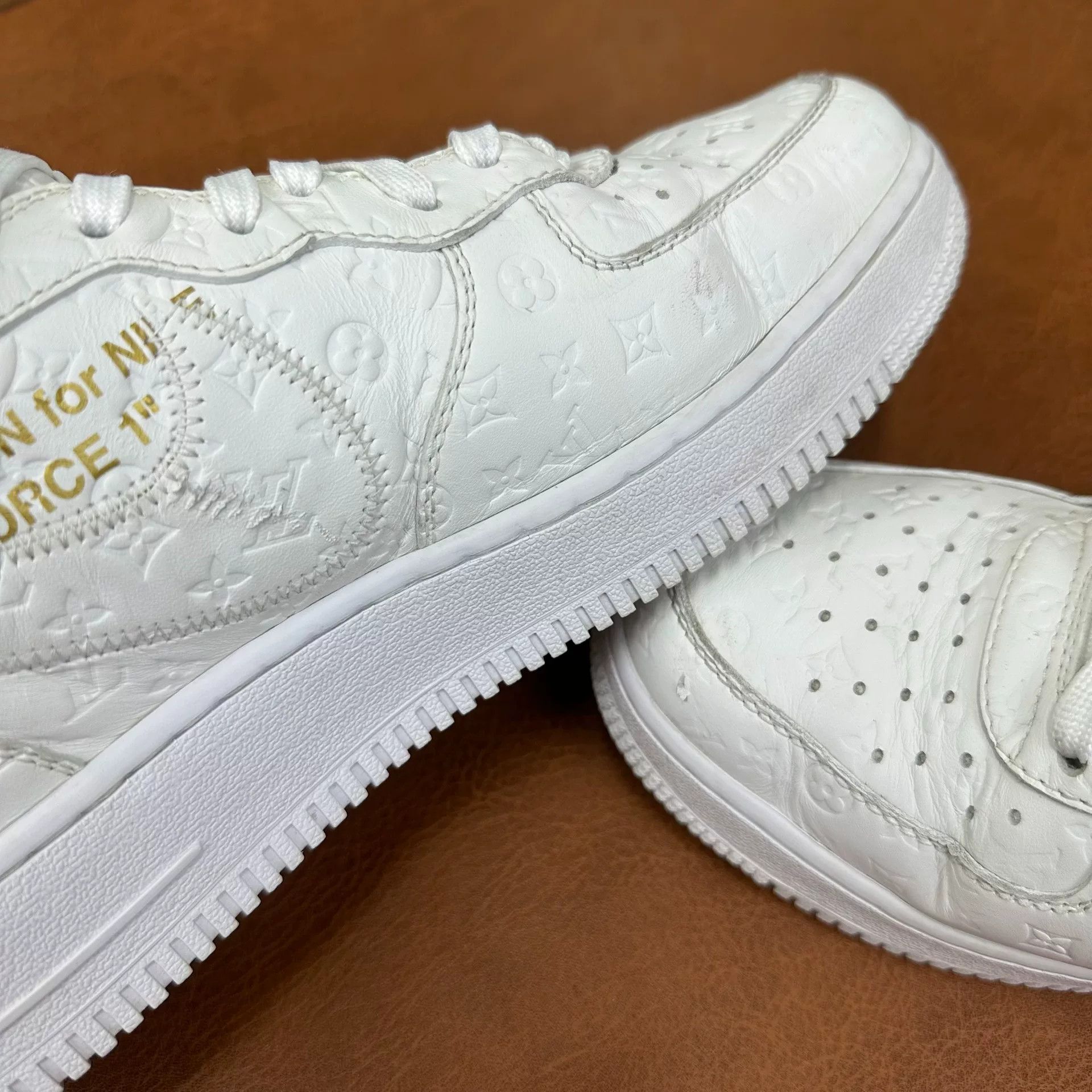 Louis Vuitton Louis Vuitton AF1 White Lowtop Sneakers 8 Men Size US 8 / EU 41 - 8 Thumbnail