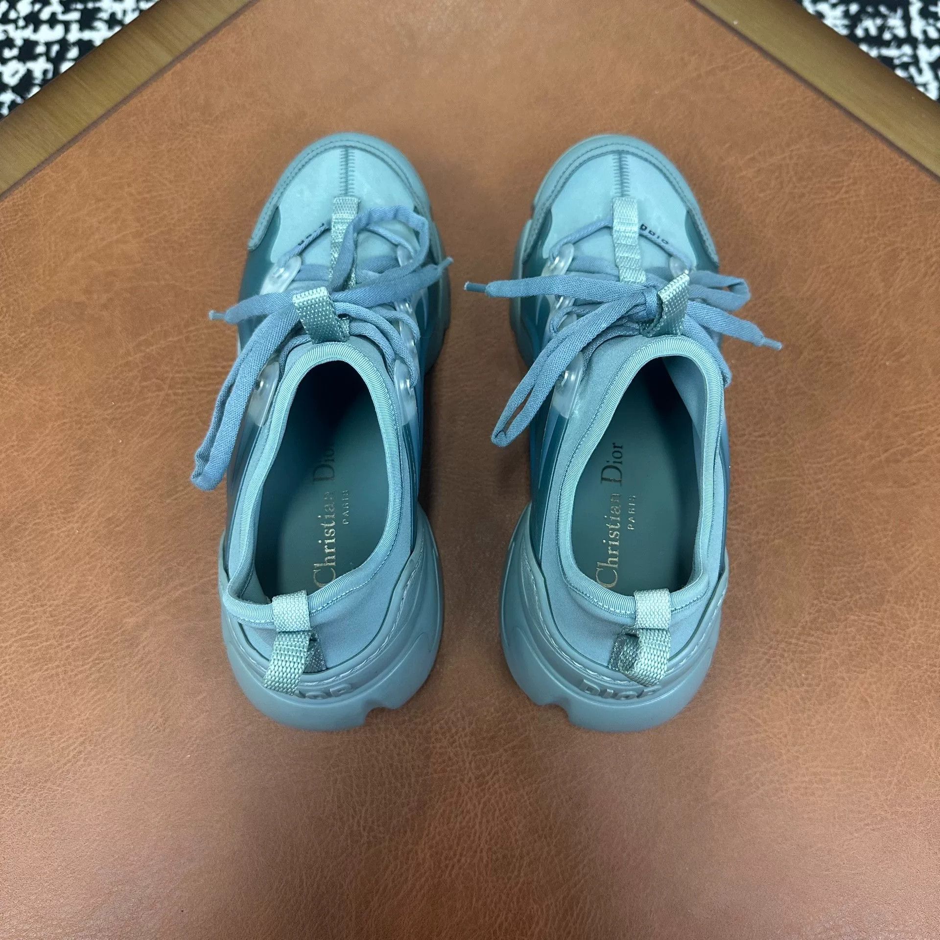 Dior Dior Blue Lowtop Sneakers it_36-5 Women Size US 6.5 / IT 36.5 - 3 Thumbnail