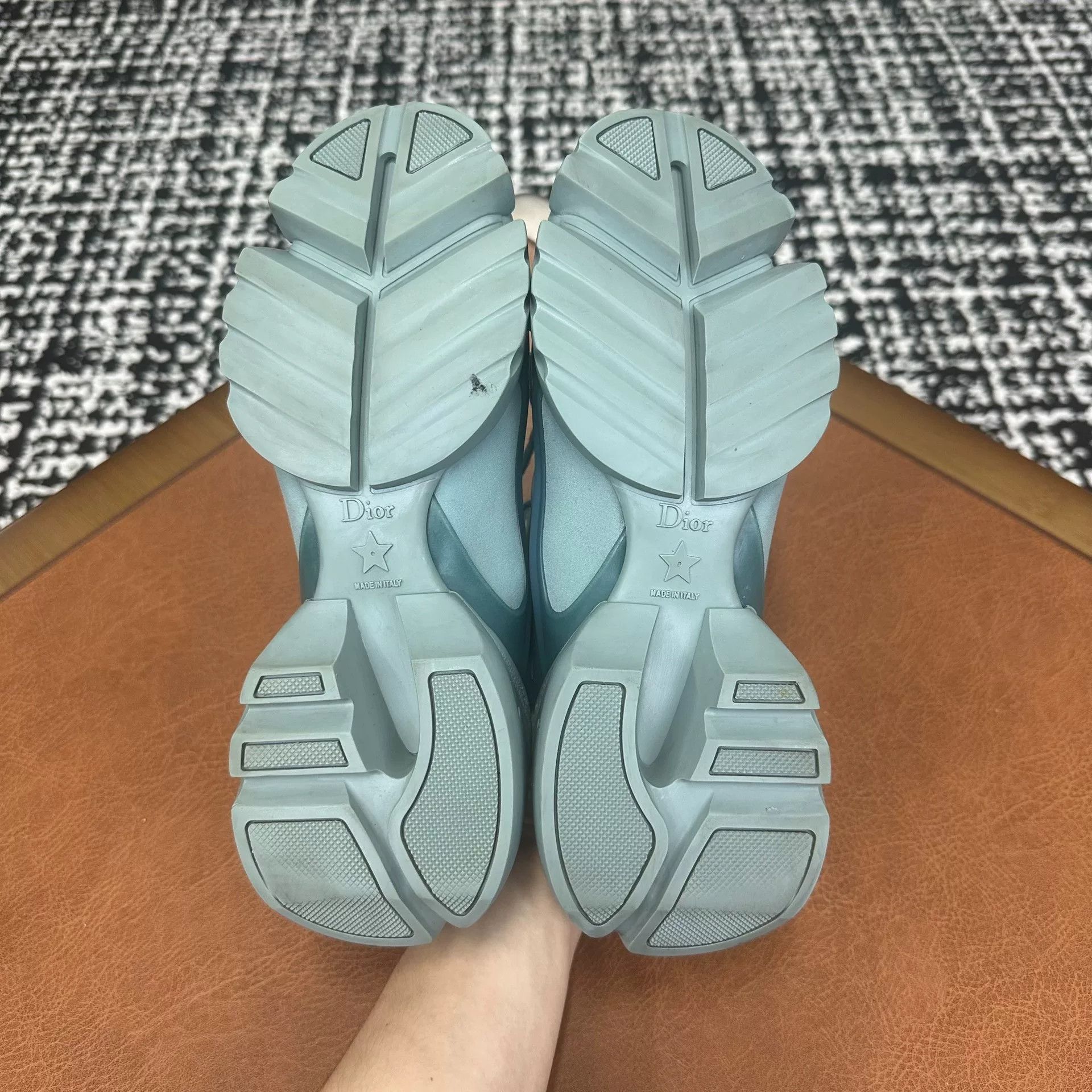 Dior Dior Blue Lowtop Sneakers it_36-5 Women Size US 6.5 / IT 36.5 - 8 Thumbnail