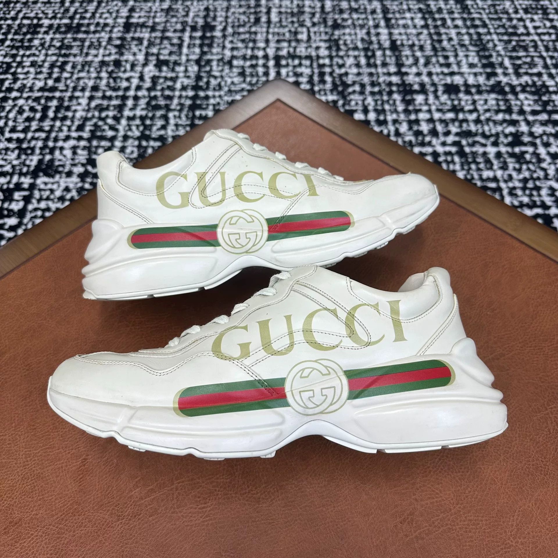 Gucci Gucci Printed Lowtop Sneakers 11 Men Size US 11 / EU 44 - 5 Thumbnail
