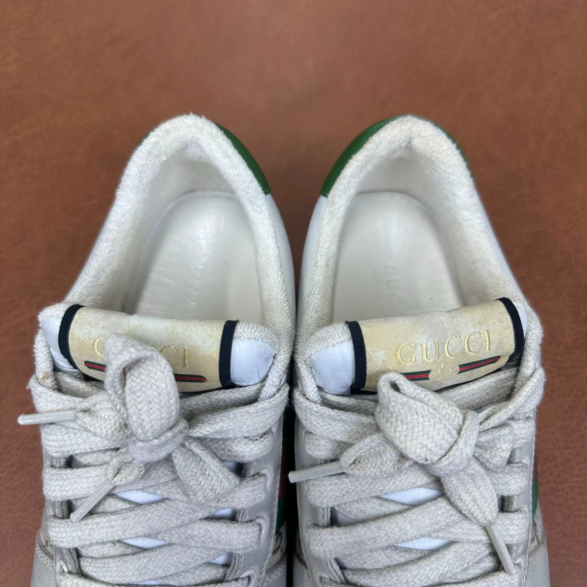 Gucci Gucci Green Lowtop Sneakers it_36 Women Size US 6 / IT 36 - 6 Thumbnail