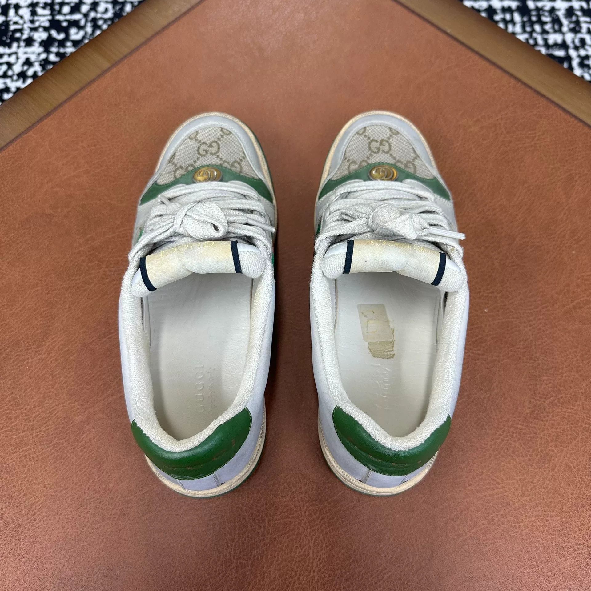 Gucci Gucci Green Lowtop Sneakers it_36 Women Size US 6 / IT 36 - 5 Thumbnail