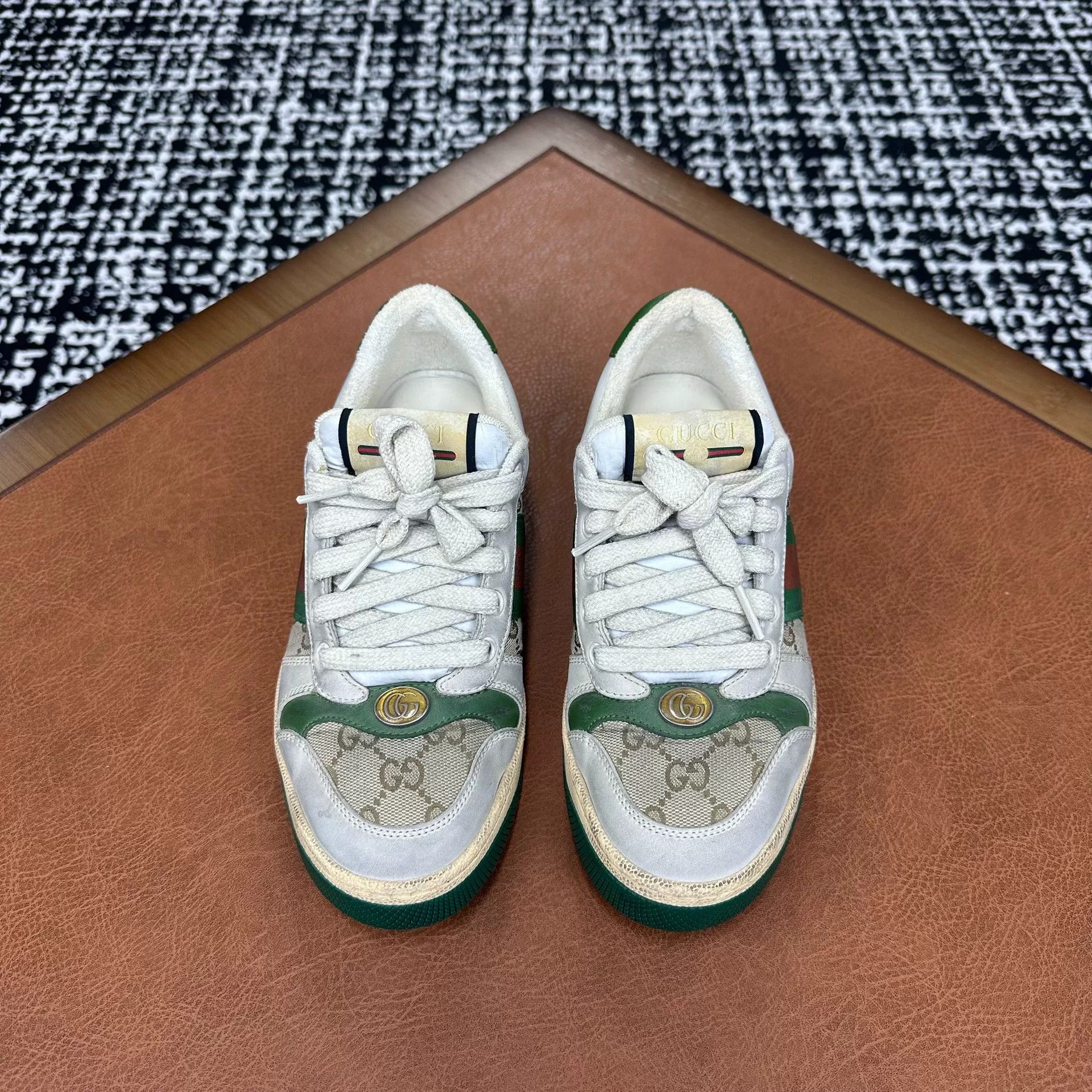 Gucci Gucci Green Lowtop Sneakers it_36 Women Size US 6 / IT 36 - 3 Thumbnail