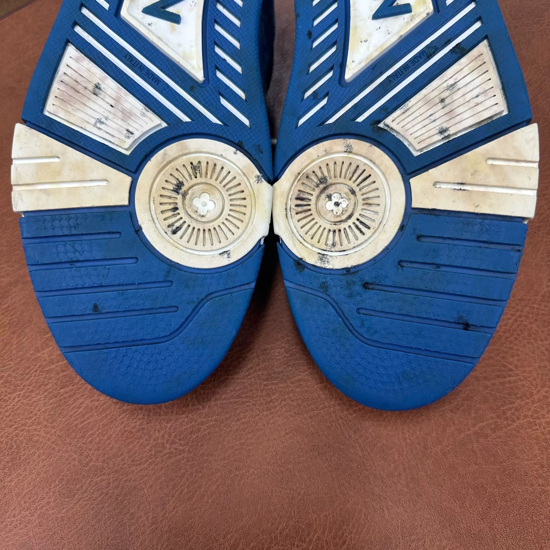 Louis Vuitton Louis Vuitton Training Denim Blue Lowtop Sneakers 8 Men Size US 8 / EU 41 - 8 Thumbnail