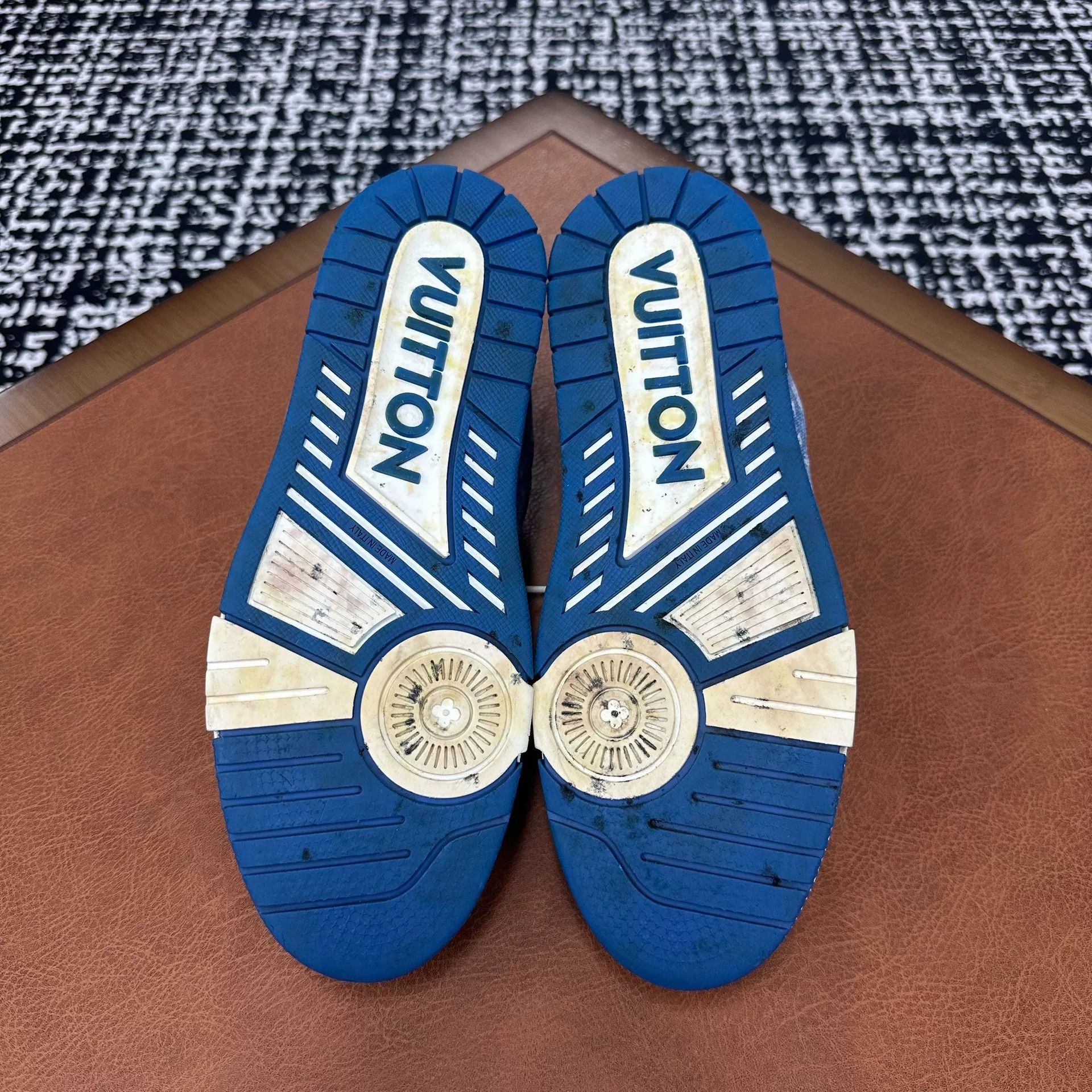 Louis Vuitton Louis Vuitton Training Denim Blue Lowtop Sneakers 8 Men Size US 8 / EU 41 - 7 Thumbnail