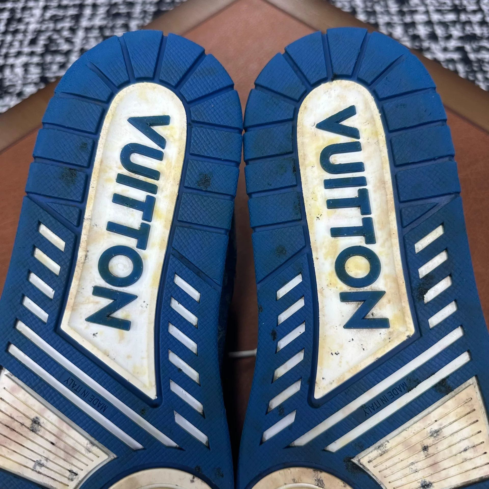 Louis Vuitton Louis Vuitton Training Denim Blue Lowtop Sneakers 8 Men Size US 8 / EU 41 - 9 Thumbnail