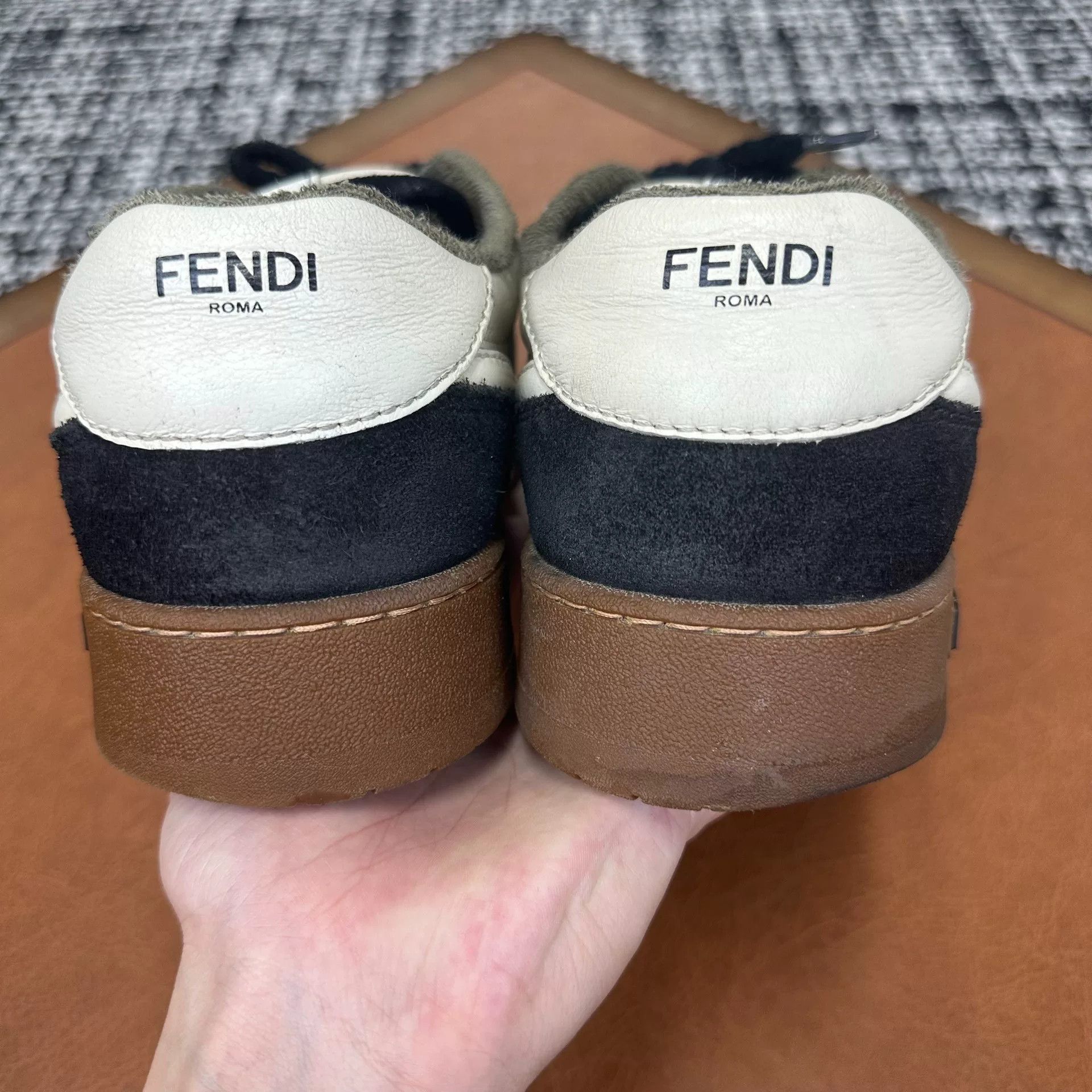 Fendi Fendi Black Lowtop Sneakers 10 Men Size US 10 / EU 43 - 4 Thumbnail