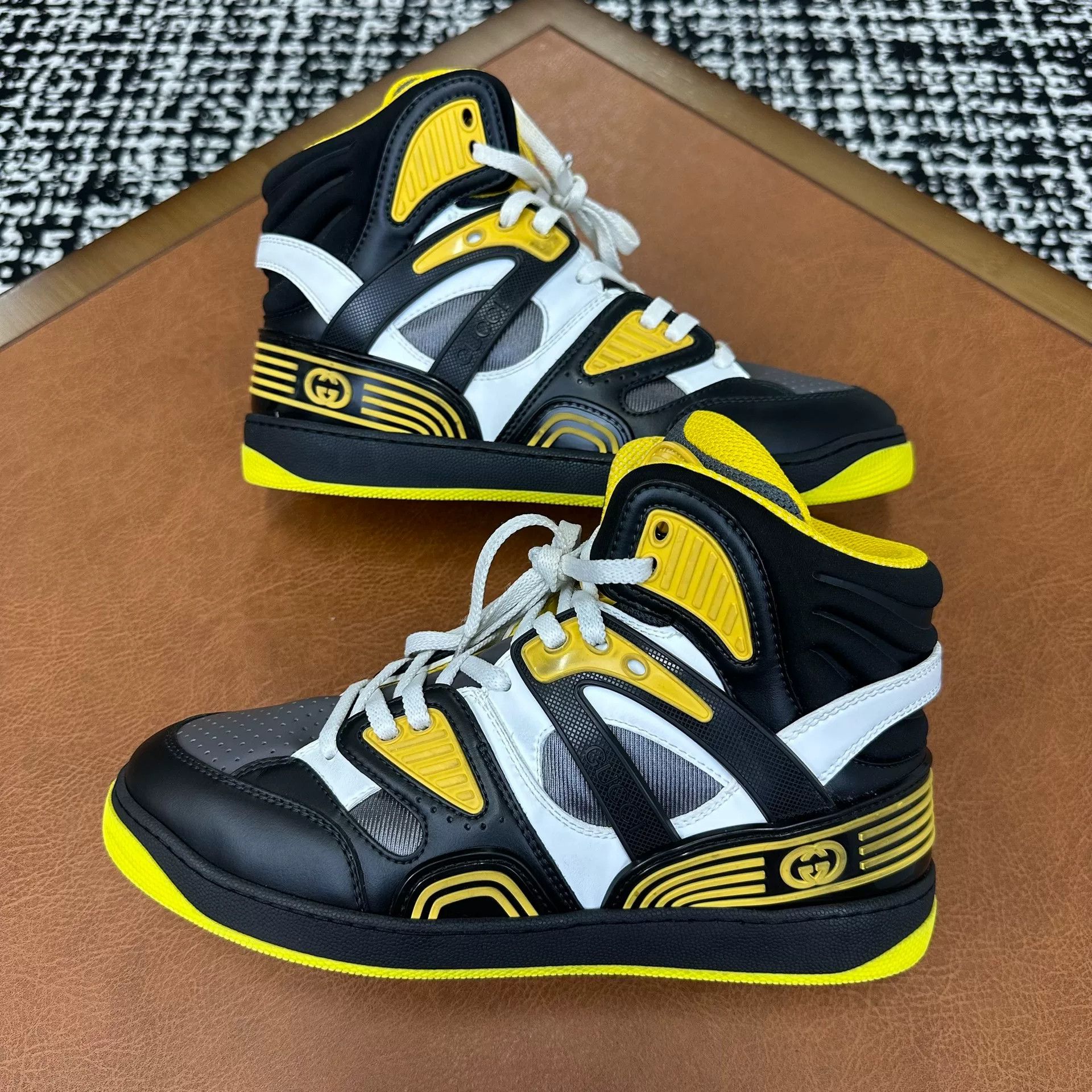 Gucci Gucci Casual Black Hitop Sneakers 7 Men Size US 7 / EU 40 - 5 Thumbnail