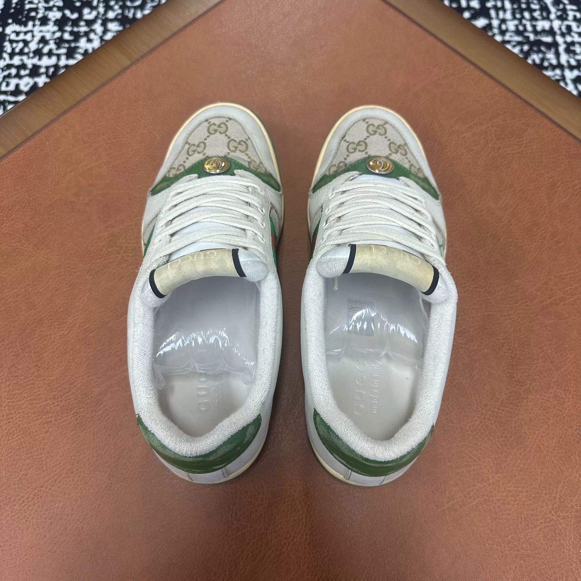 Gucci Gucci Green Lowtop Sneakers 7 Men Size US 7 / EU 40 - 7 Thumbnail