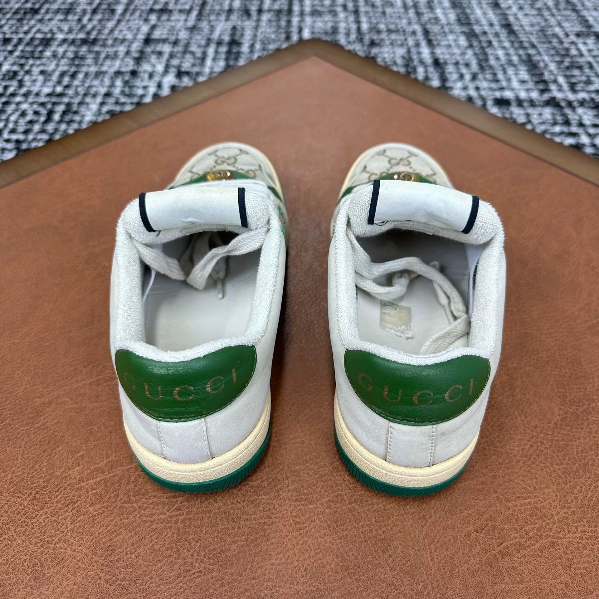 Gucci Gucci Green Lowtop Sneakers it_36-5 Women Size US 6.5 / IT 36.5 - 3 Thumbnail