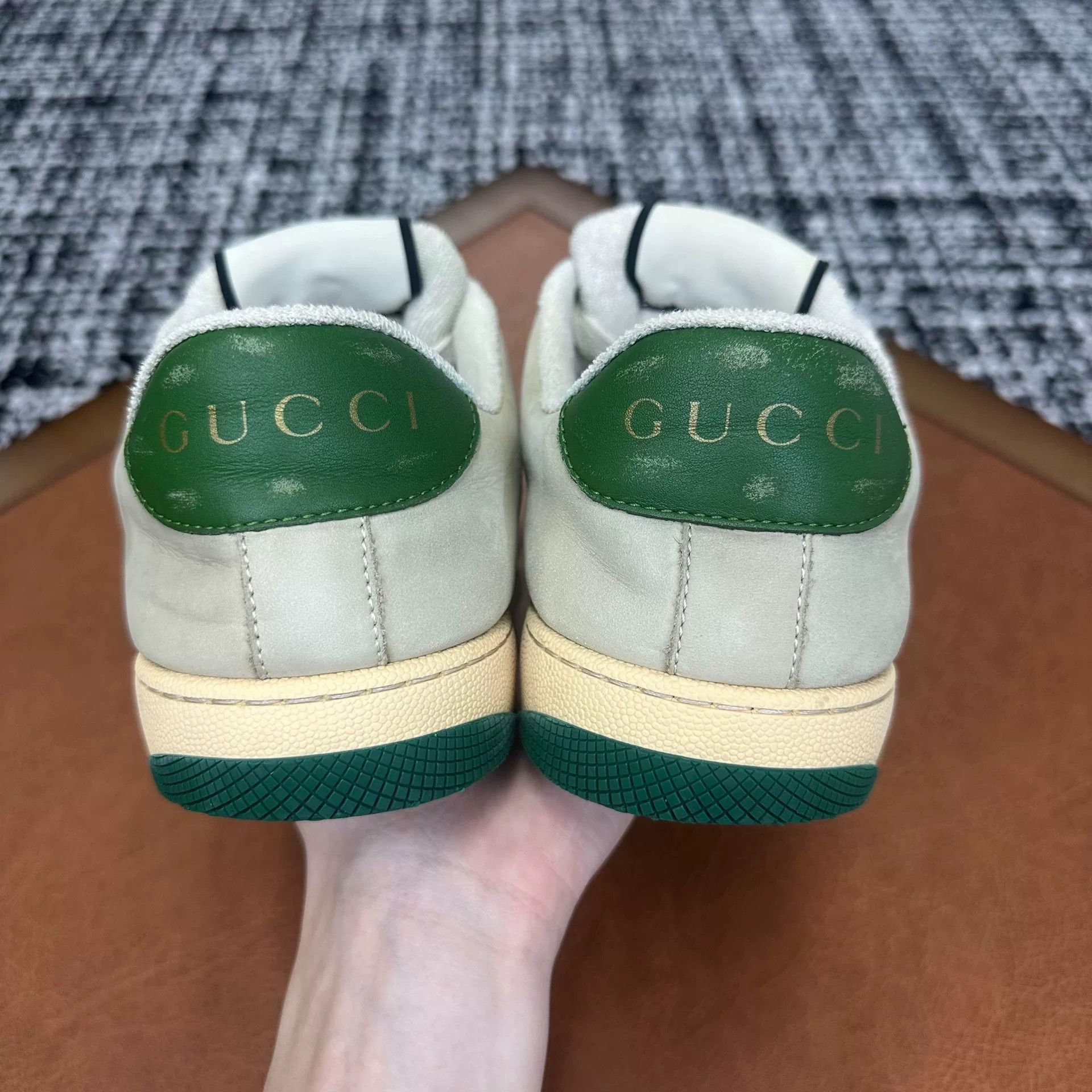 Gucci Gucci Green Lowtop Sneakers 8 Men Size US 8 / EU 41 - 4 Thumbnail