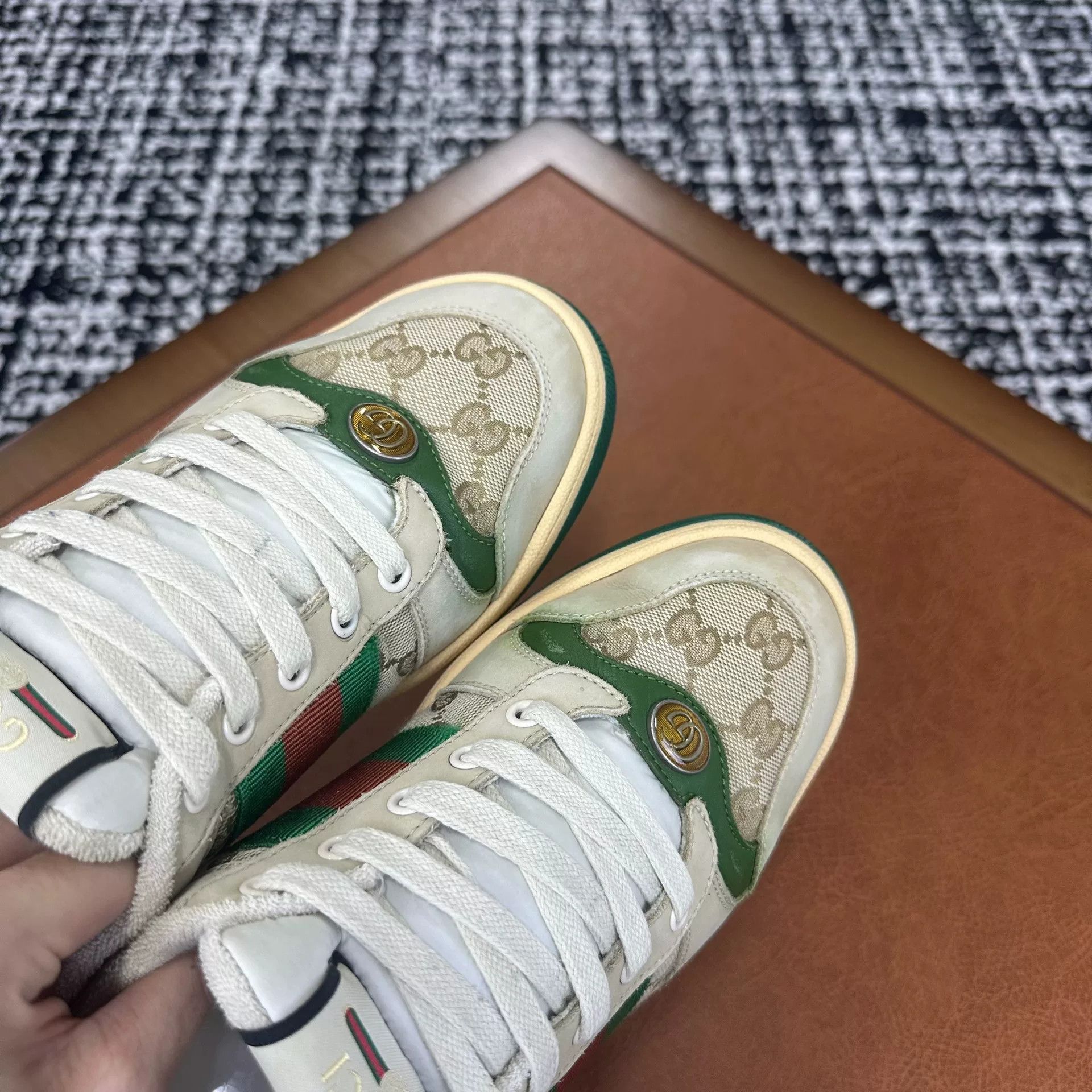 Gucci Gucci Green Lowtop Sneakers 8 Men Size US 8 / EU 41 - 5 Thumbnail