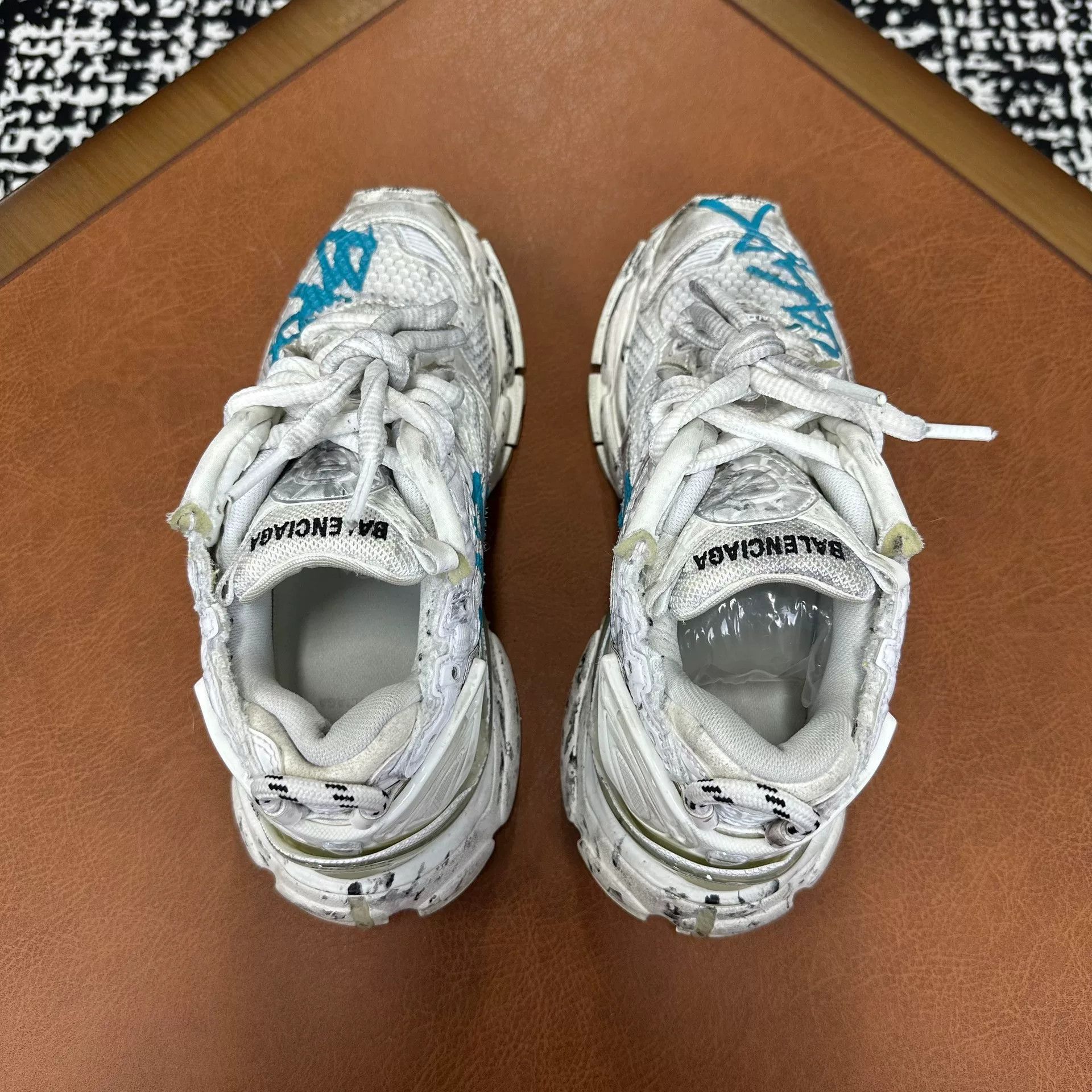 Balenciaga Balenciaga Running Blue Lowtop Sneakers it_35 Women Size US 5 / IT 35 - 3 Thumbnail