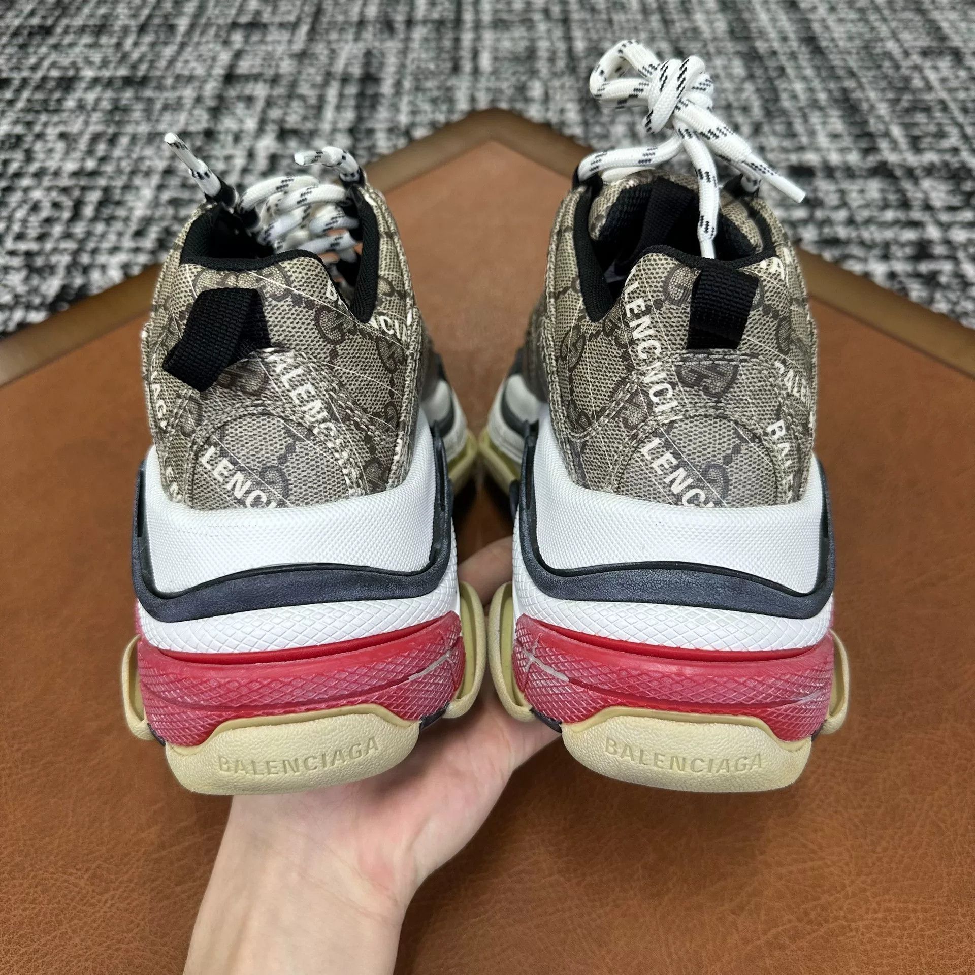 Balenciaga Balenciaga Brown Lowtop Sneakers it_36 Women Size US 6 / IT 36 - 7 Thumbnail