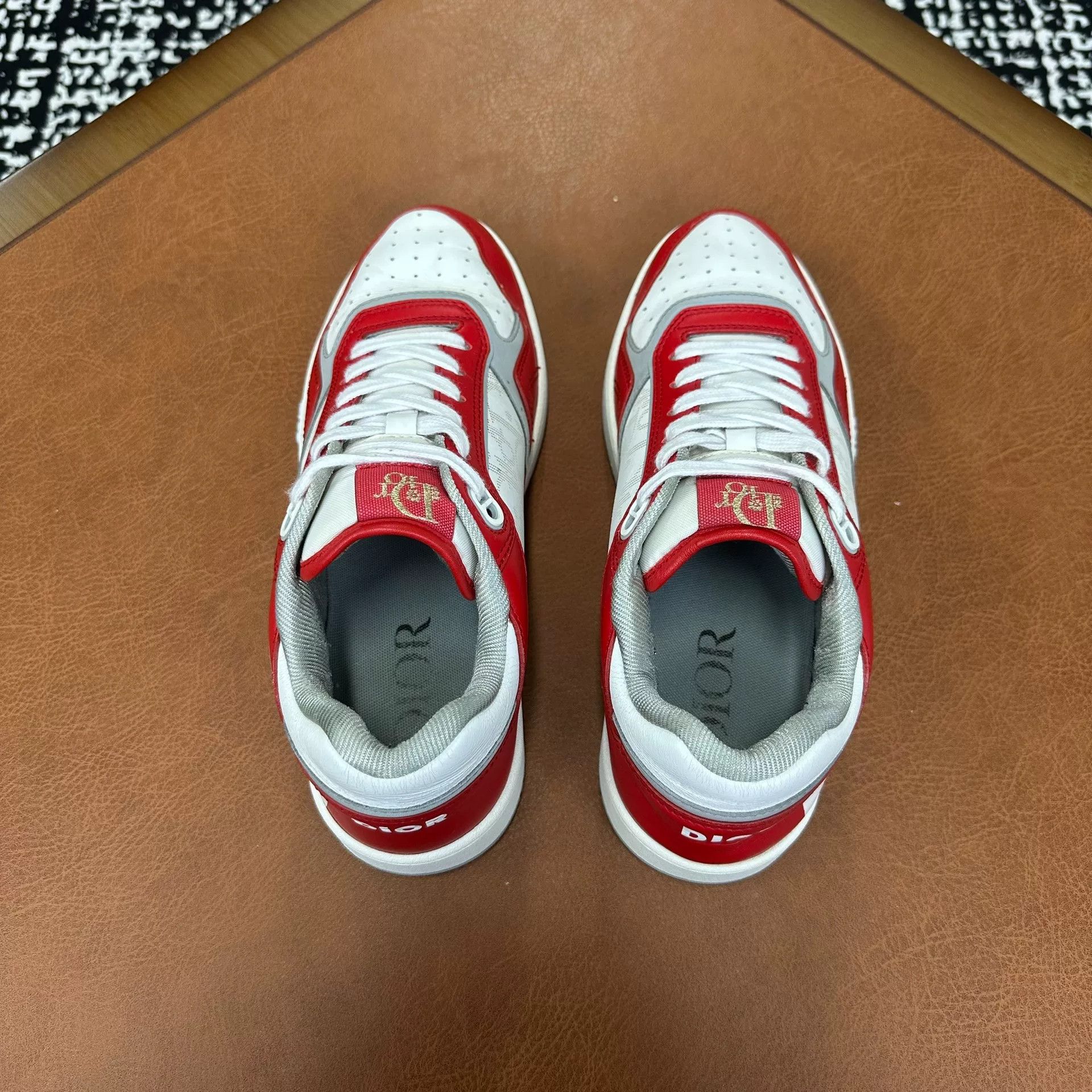 Dior Dior Limited Printed Red Lowtop Sneakers 7 Men Size US 7 / EU 40 - 4 Thumbnail