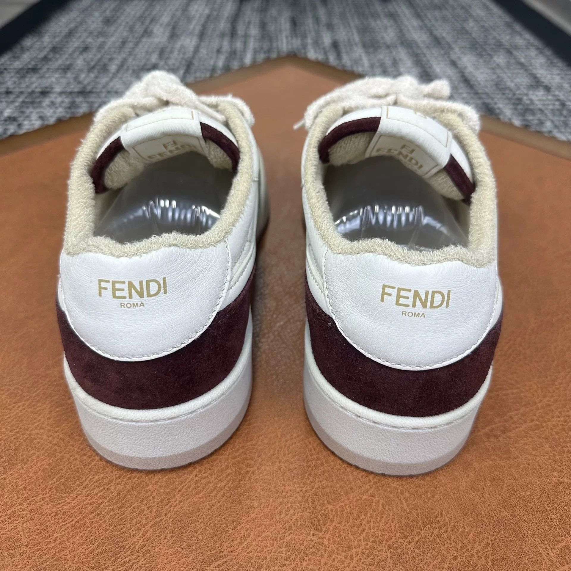 Fendi Fendi Red Lowtop Sneakers 8 Men Size US 8 / EU 41 - 4 Thumbnail
