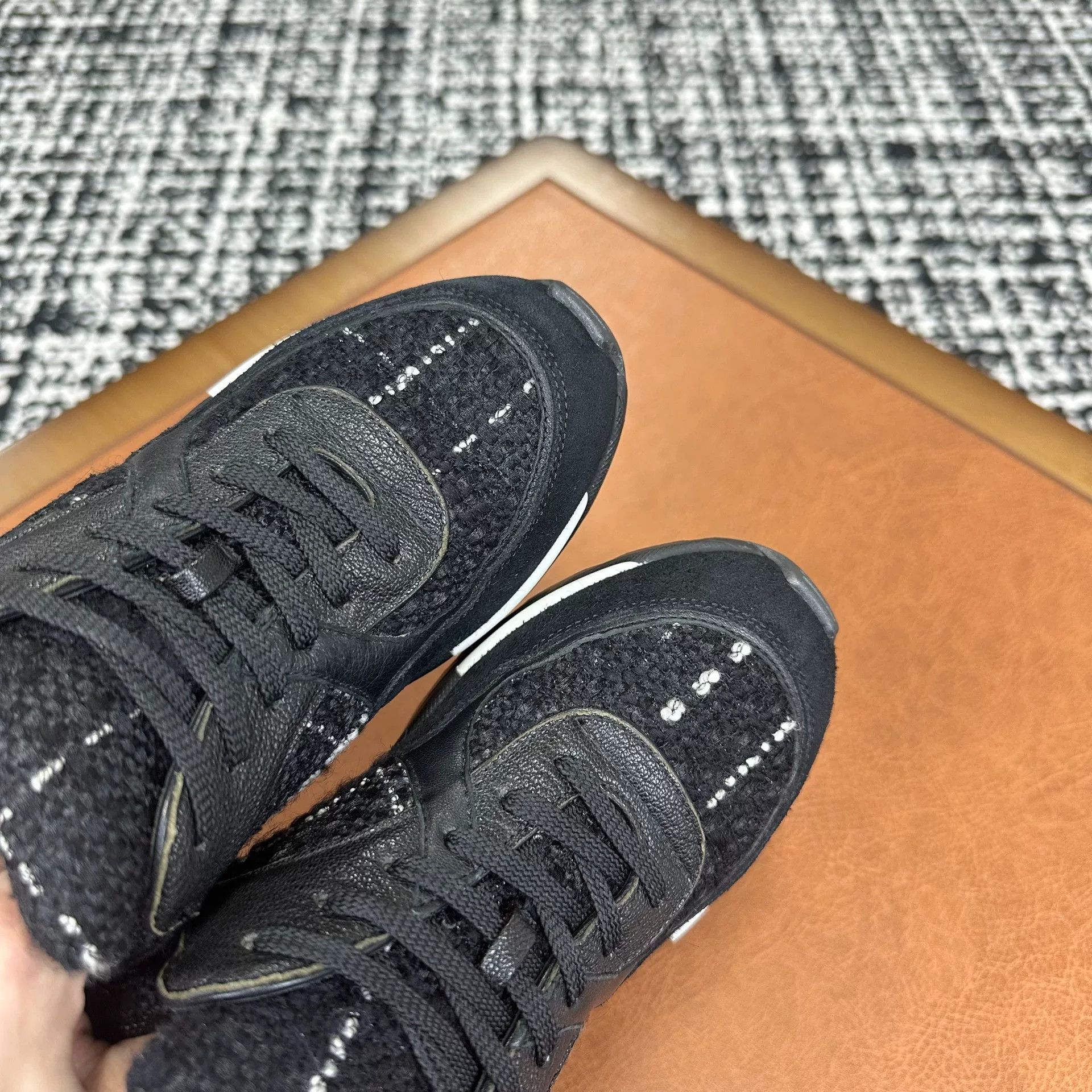 Chanel Chanel Casual Black Lowtop Sneakers it_35-5 Women Size US 5.5 / IT 35.5 - 5 Thumbnail