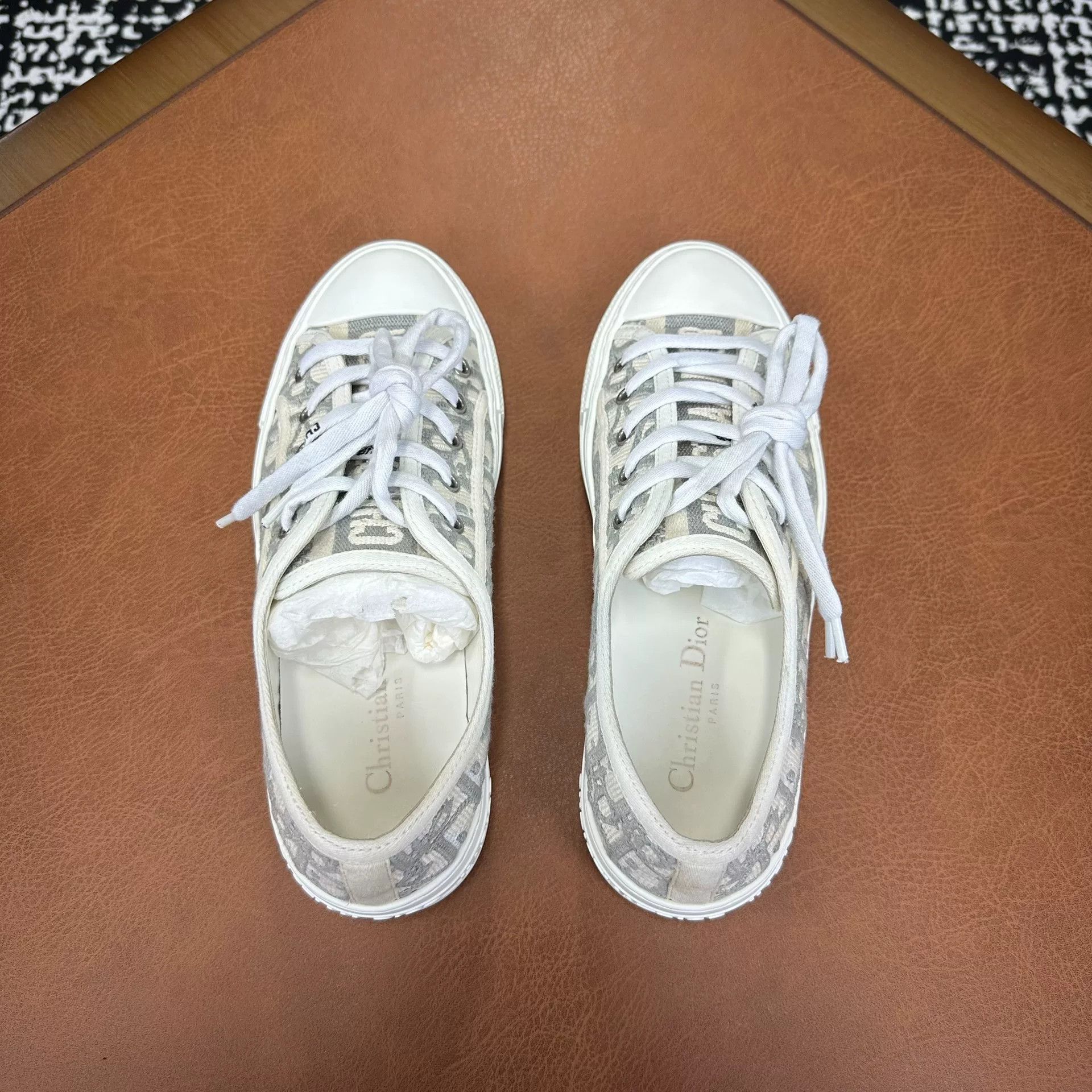 Dior Dior Gray Lowtop Sneakers it_36 Women Size US 6 / IT 36 - 3 Thumbnail