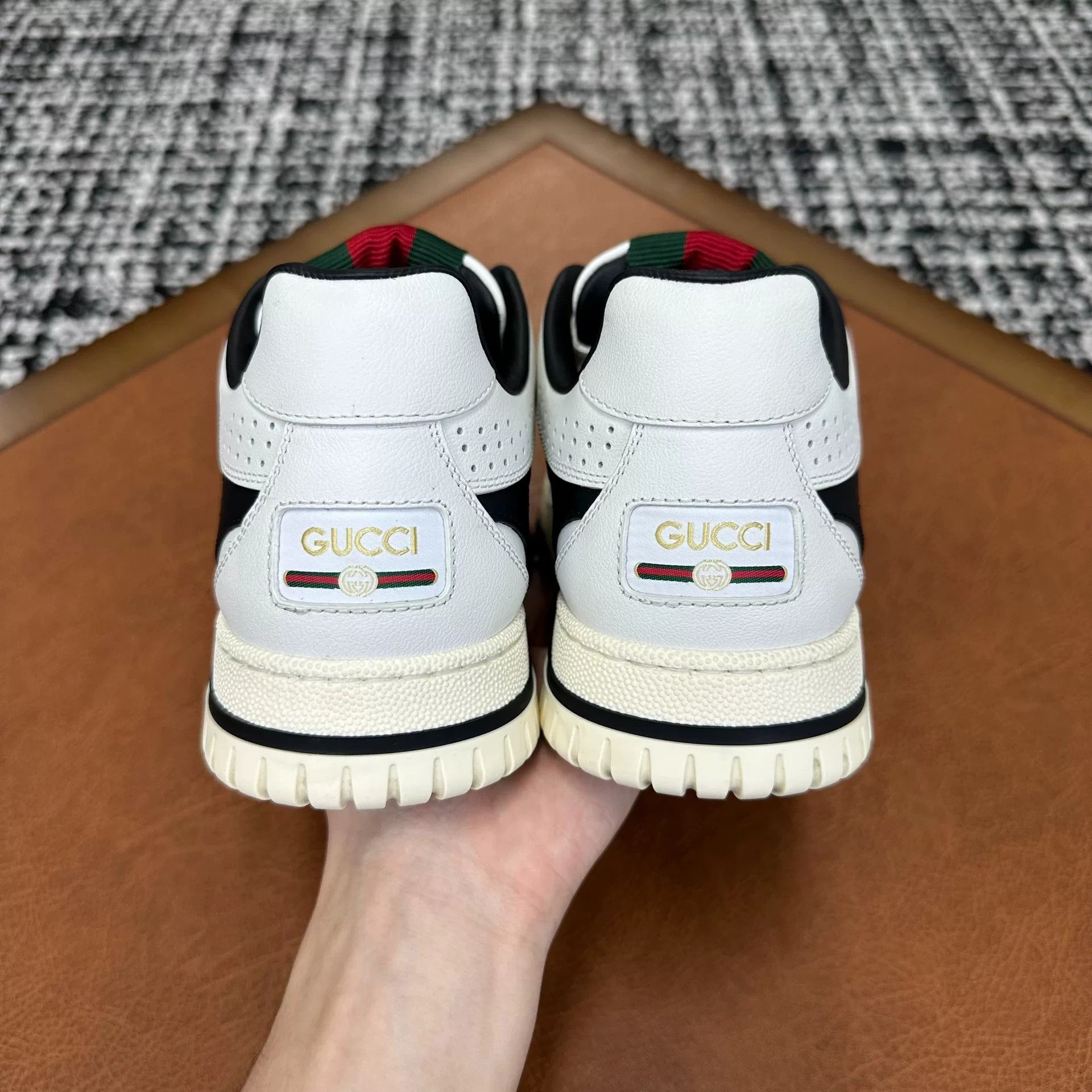 Gucci Gucci Leather Black Lowtop Sneakers it_36 Women Size US 6 / IT 36 - 4 Thumbnail