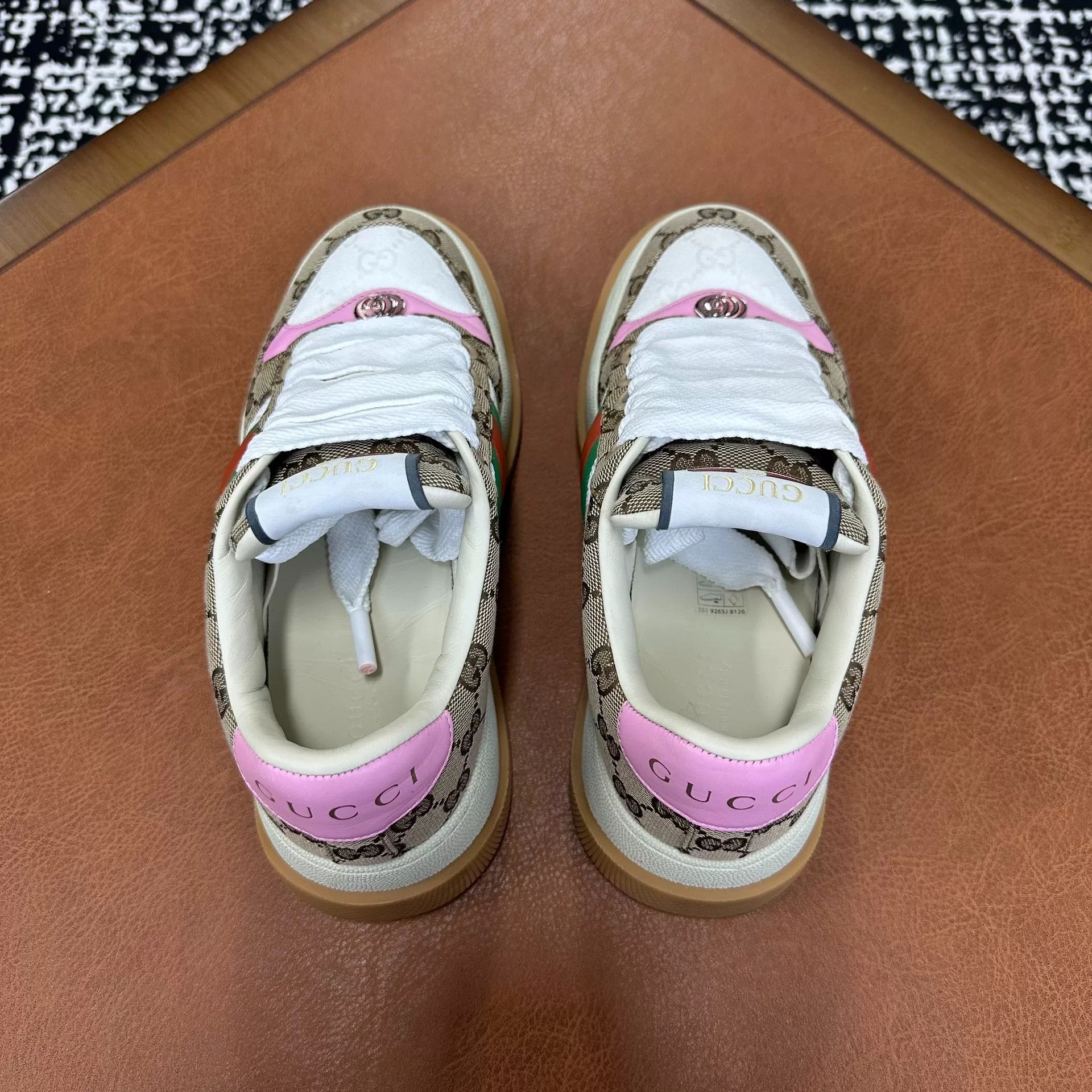 Gucci Gucci Brown Lowtop Sneakers it_37 Women Size US 7 / IT 37 - 3 Thumbnail