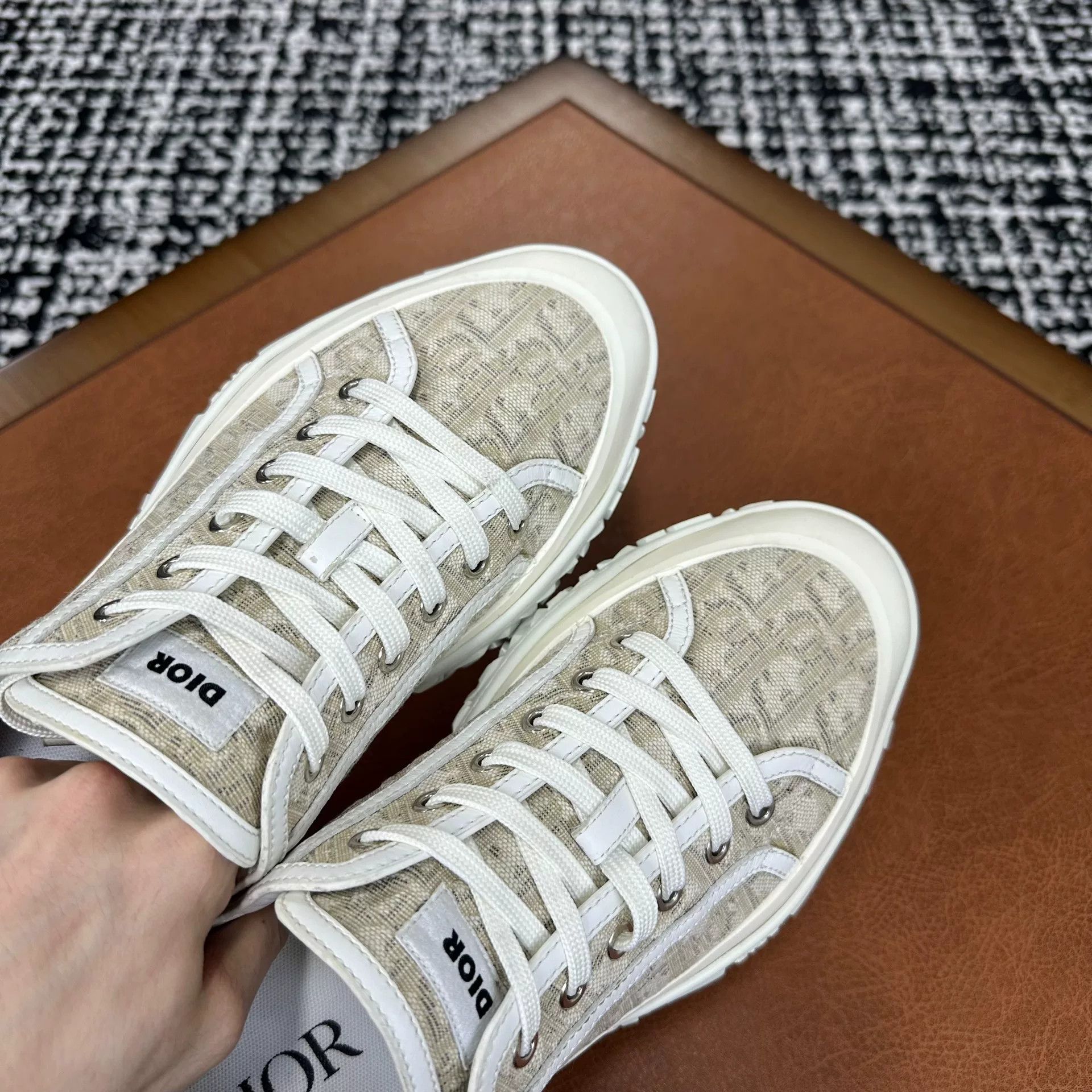 Dior Dior Casual White Lowtop Sneakers 10 Men Size US 10 / EU 43 - 5 Thumbnail