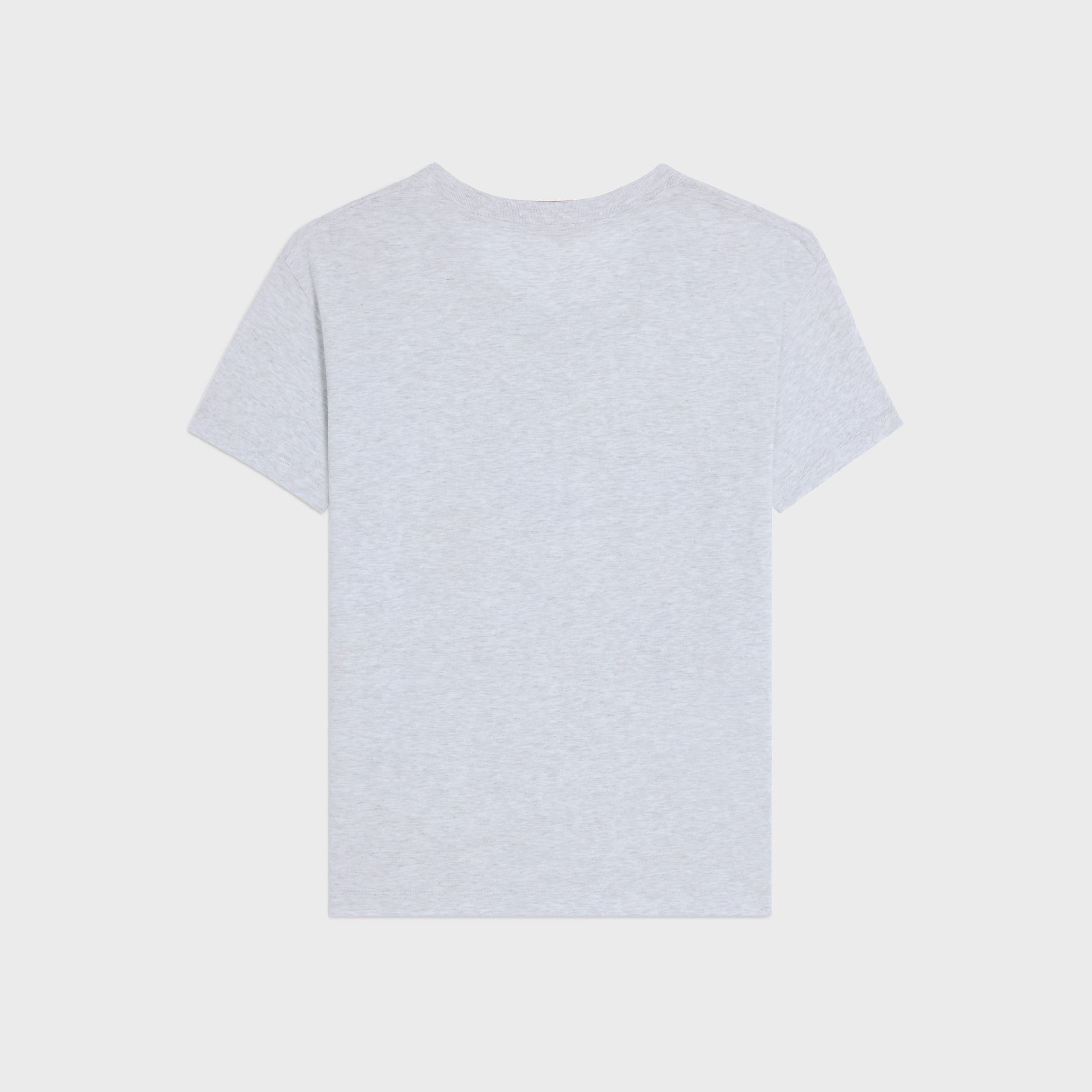 Celine REGULAR T-SHIRT IN COTTON JERSEY grey/multicolor Size US XL / EU 56 / 4 - 2 Thumbnail