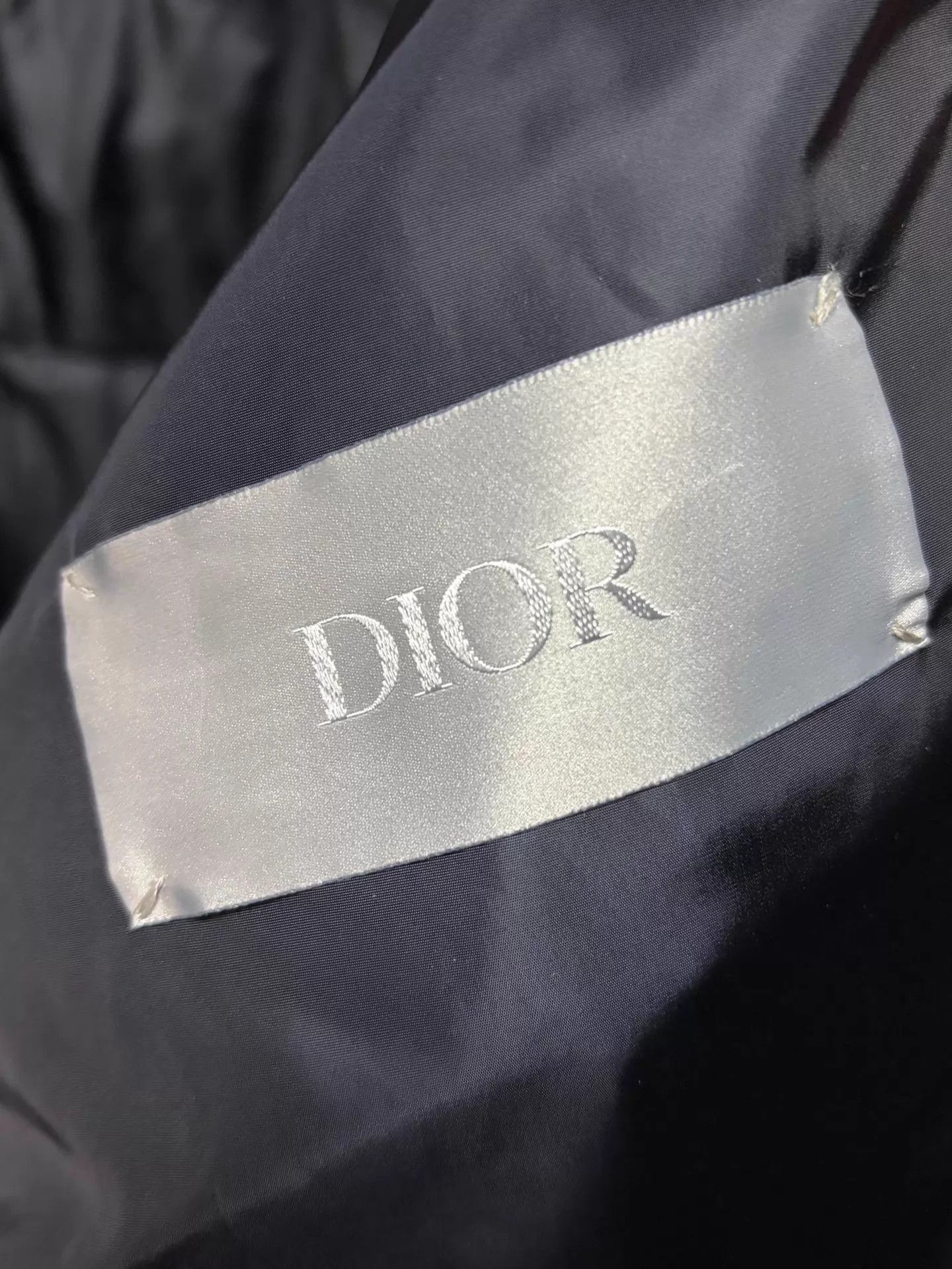 Dior Blue Quilted Puffer Jacket with Zip Closure Size US S / EU 44-46 / 1 - 3 Thumbnail