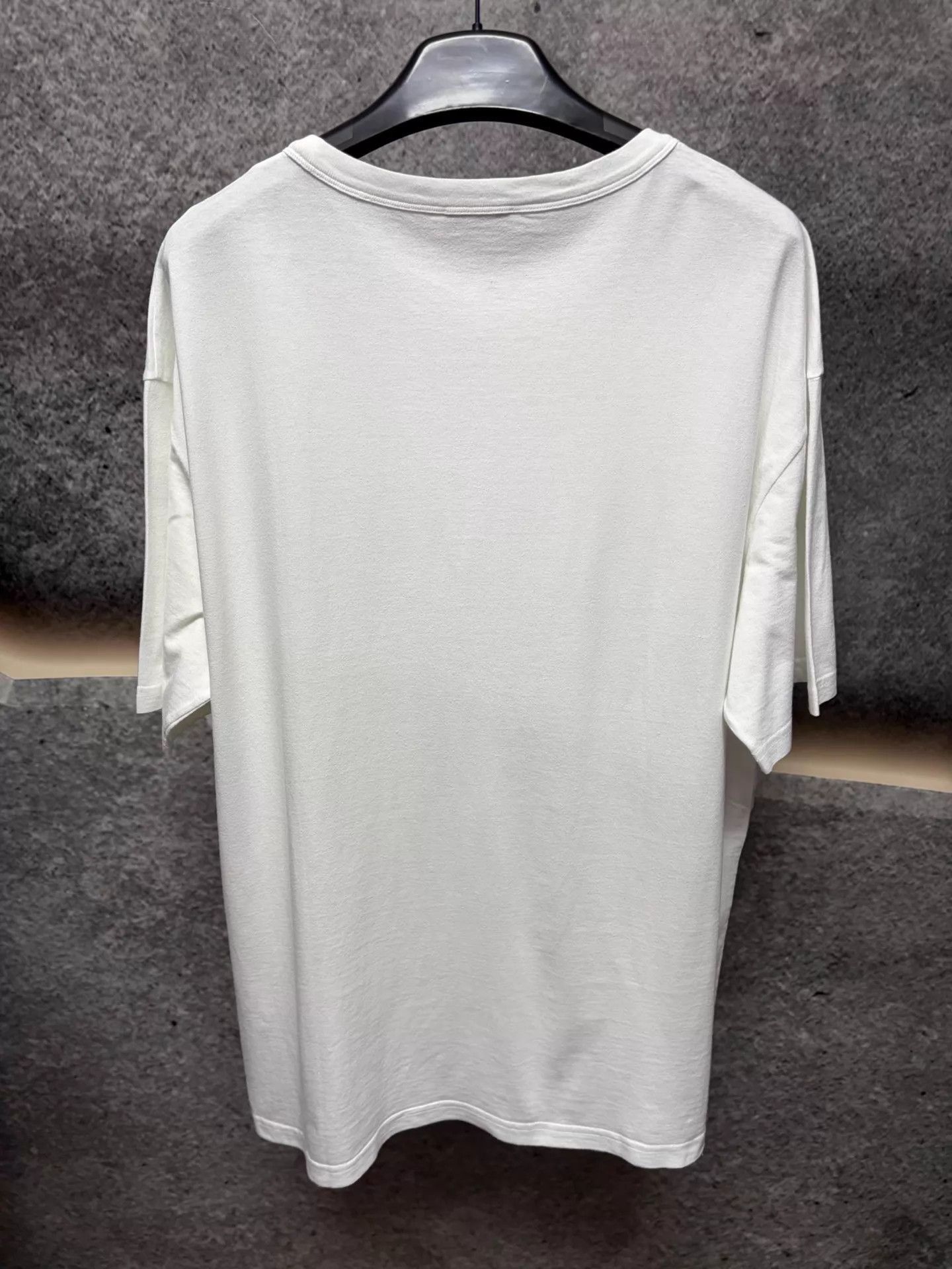 Dior White Short-Sleeve T-Shirt with Rainbow Text Print Size US XXL / EU 58 / 5 - 2 Thumbnail