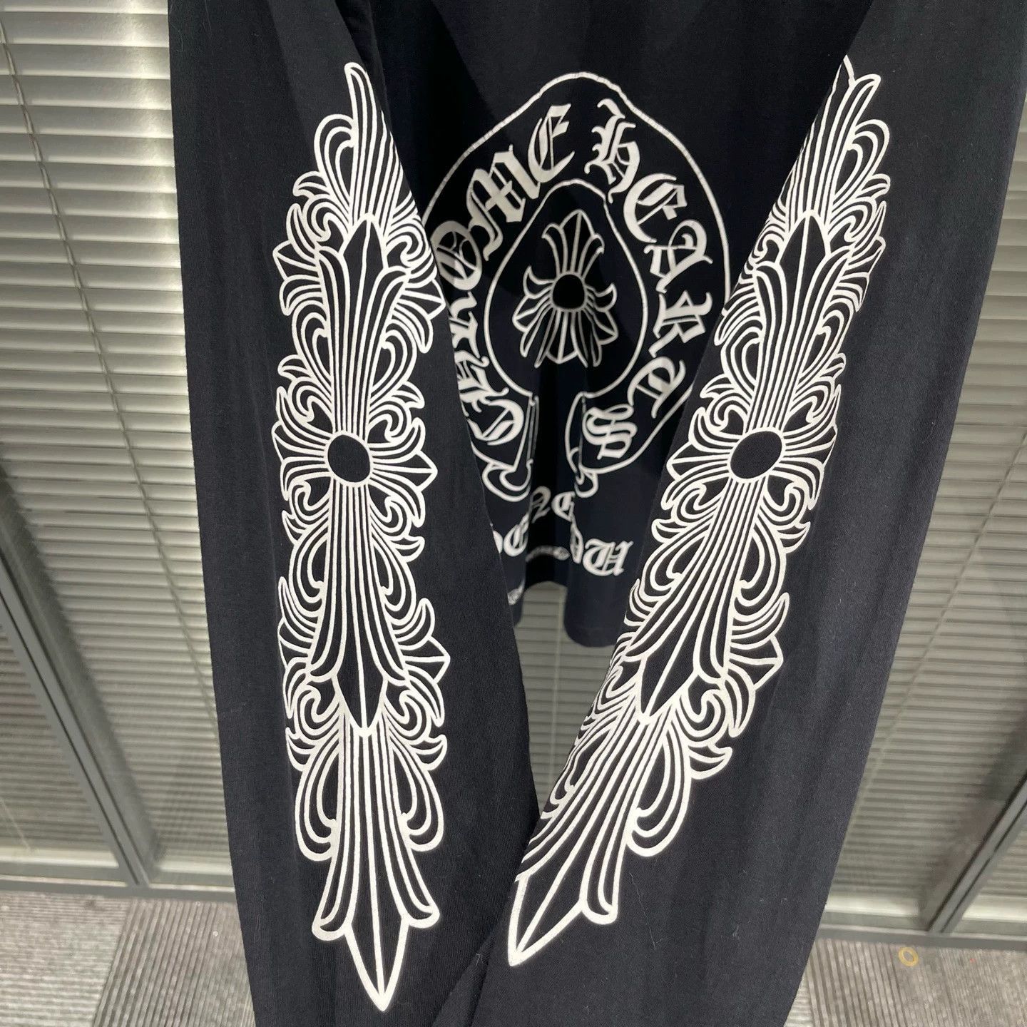 Chrome Hearts Black Long Sleeve Shirt with Pocket Size US M / EU 48-50 / 2 - 6 Thumbnail