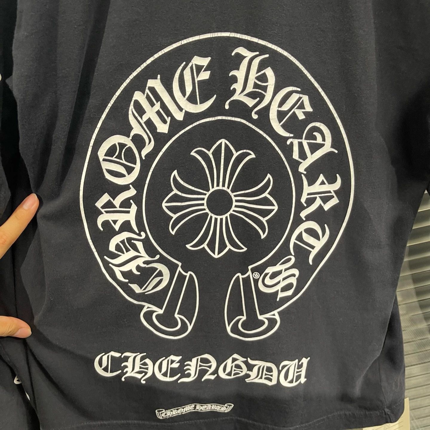 Chrome Hearts Black Long Sleeve Shirt with Pocket Size US M / EU 48-50 / 2 - 5 Thumbnail