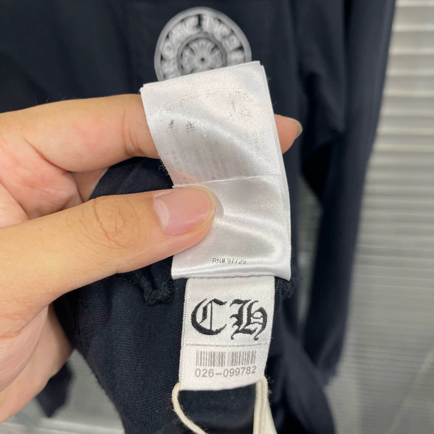 Chrome Hearts Black Long Sleeve Shirt with Pocket Size US M / EU 48-50 / 2 - 7 Thumbnail