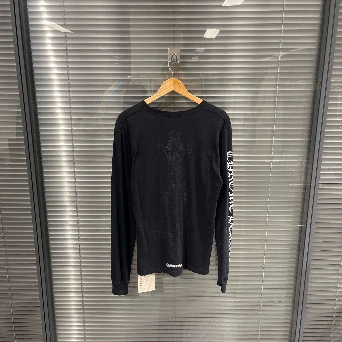 Chrome Hearts Black Long Sleeve Shirt with Pocket Design Size US M / EU 48-50 / 2 - 2 Thumbnail