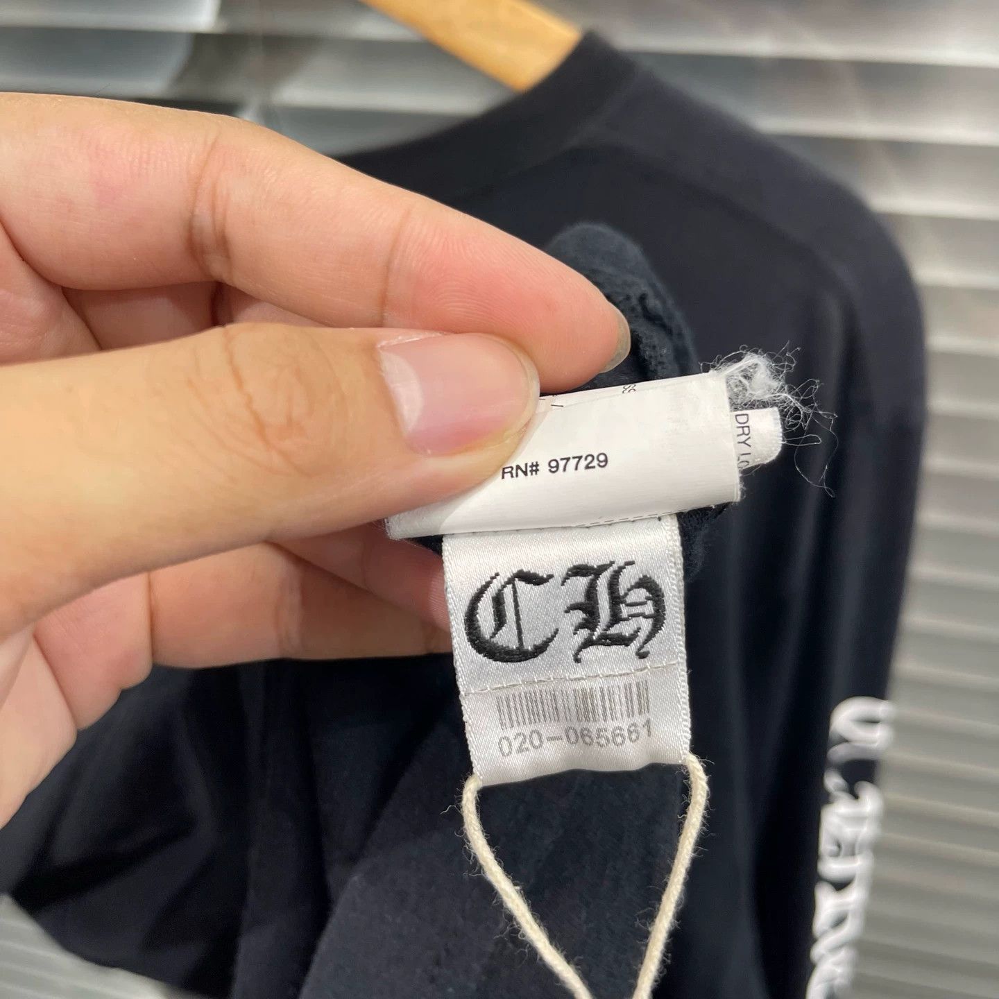 Chrome Hearts Black Long Sleeve Shirt with Pocket Design Size US M / EU 48-50 / 2 - 8 Thumbnail