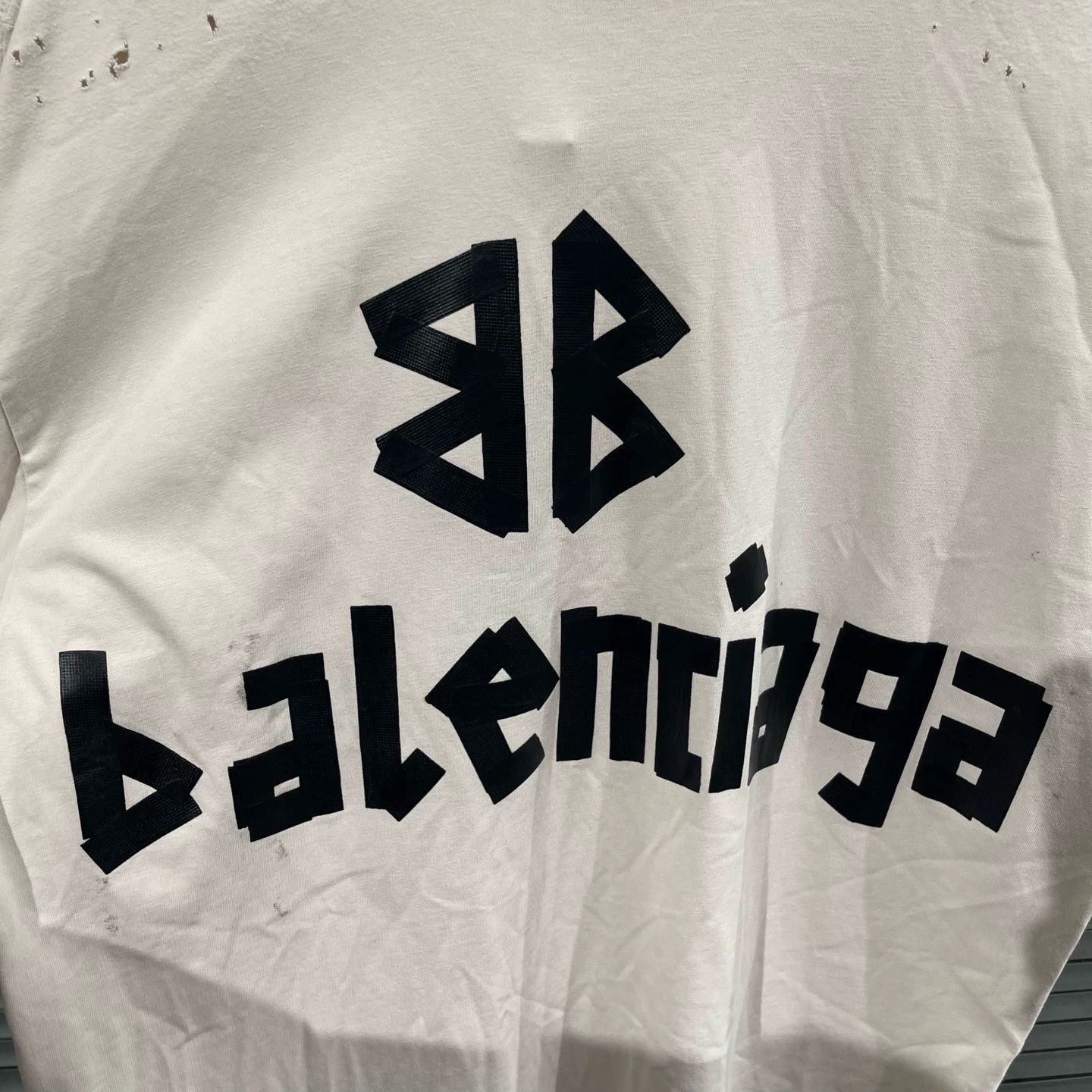 Balenciaga Bold Print Short Sleeve T-Shirt Size US S / EU 44-46 / 1 - 5 Thumbnail