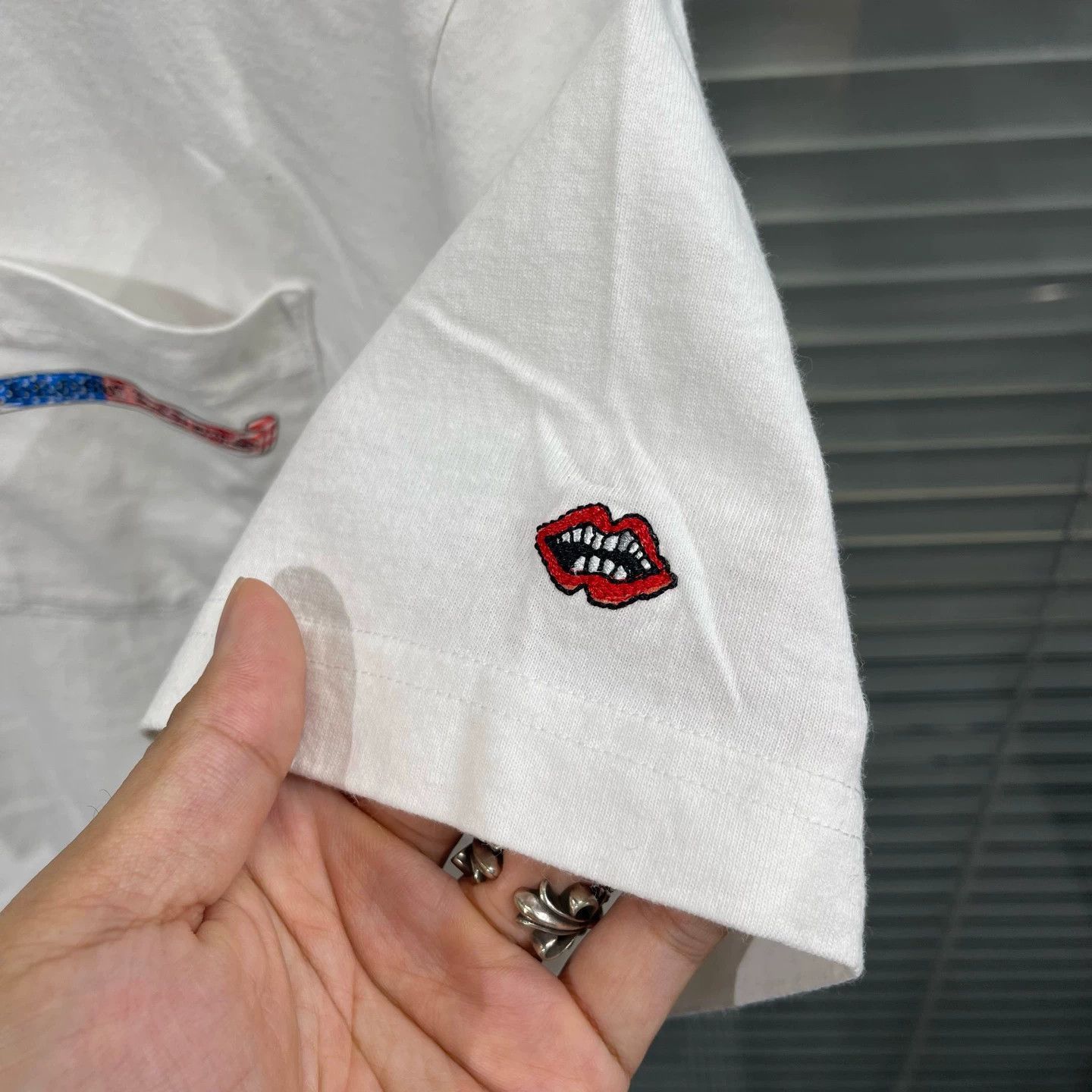 Chrome Hearts White Short Sleeve Pocket T-Shirt Size US L / EU 52-54 / 3 - 6 Thumbnail