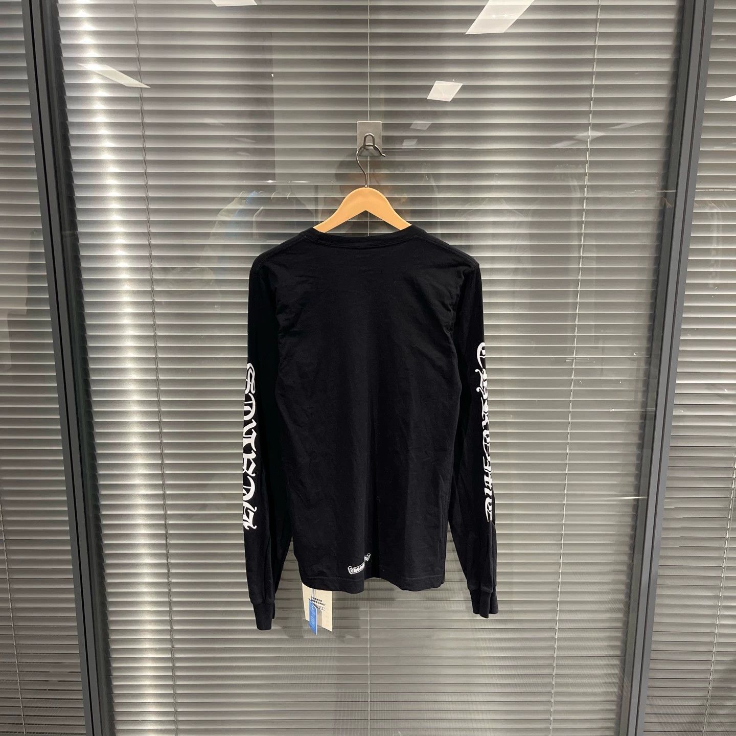 Chrome Hearts Black Long Sleeve Shirt with Text Details Size US S / EU 44-46 / 1 - 2 Thumbnail